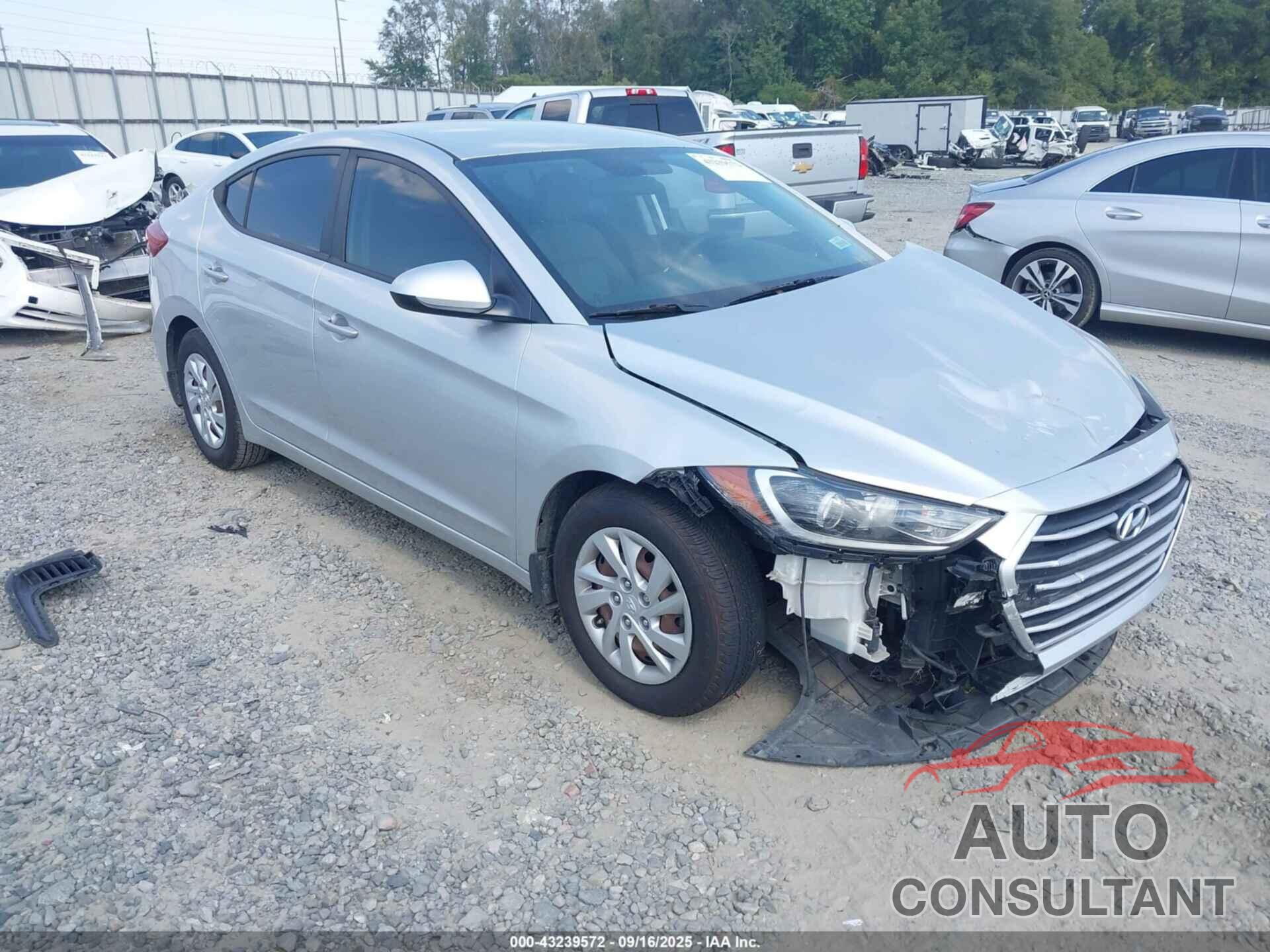 HYUNDAI ELANTRA 2018 - 5NPD74LF7JH233723