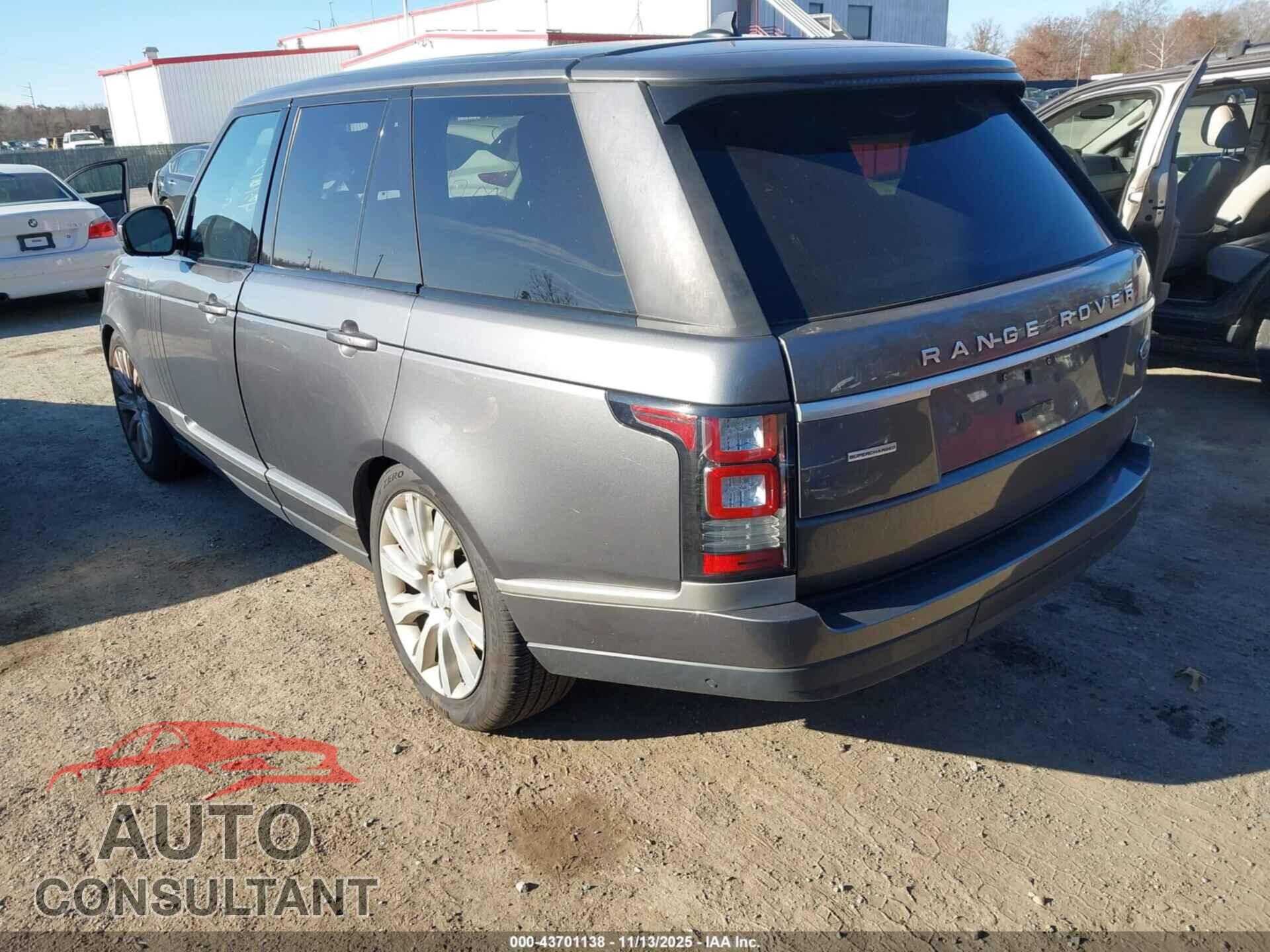 LAND ROVER RANGE ROVER 2016 - SALGS2EF4GA253143