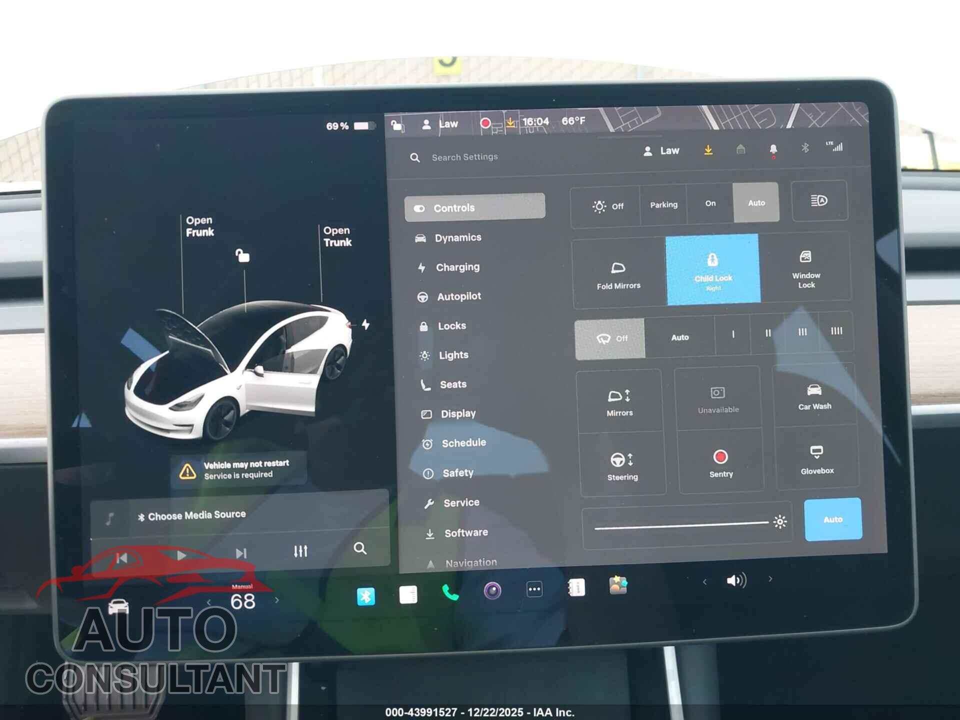TESLA MODEL 3 2020 - 5YJ3E1EB4LF746570