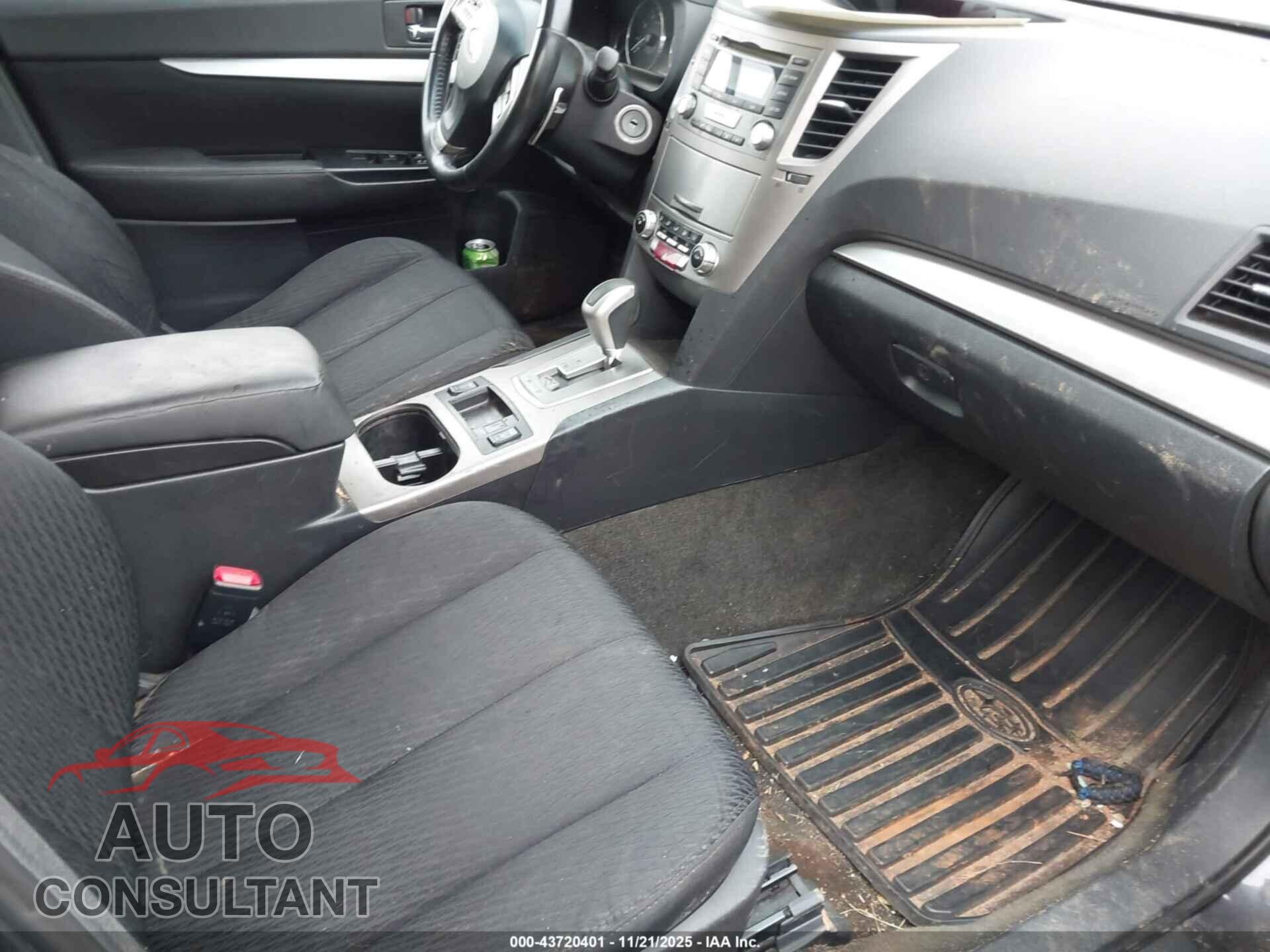 SUBARU OUTBACK 2012 - 4S4BRBCC7C3284399