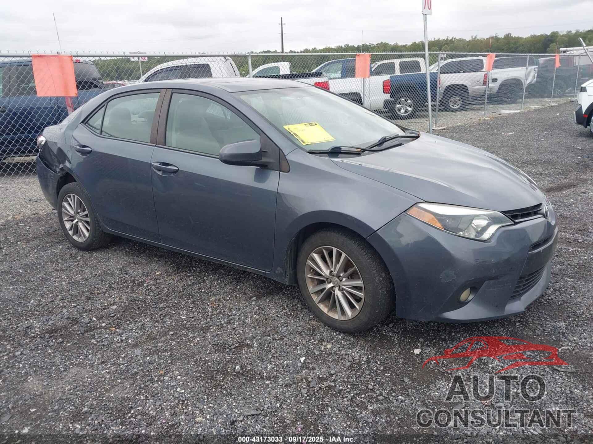 TOYOTA COROLLA 2015 - 2T1BURHE4FC260062