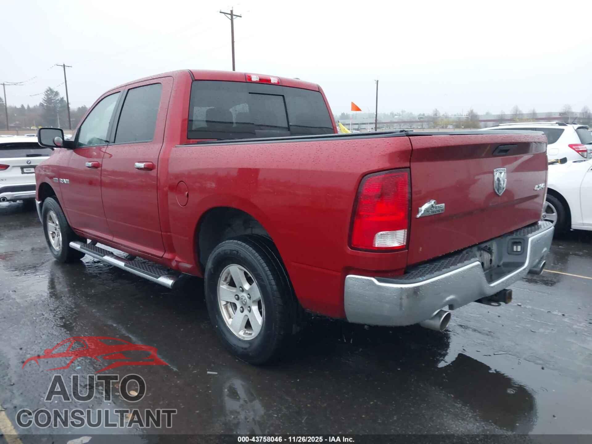 DODGE RAM 1500 2009 - 1D3HV13T49S743284