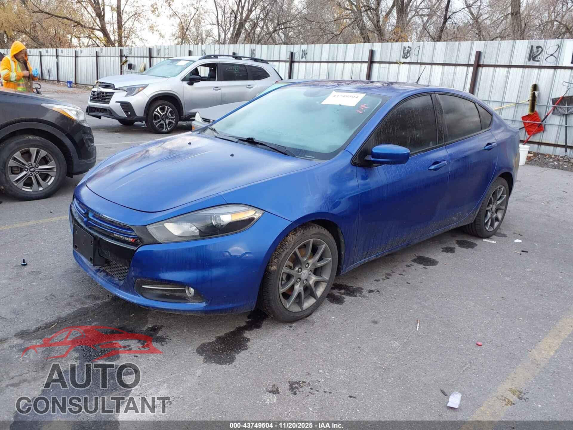 DODGE DART 2013 - 1C3CDFBH2DD147981