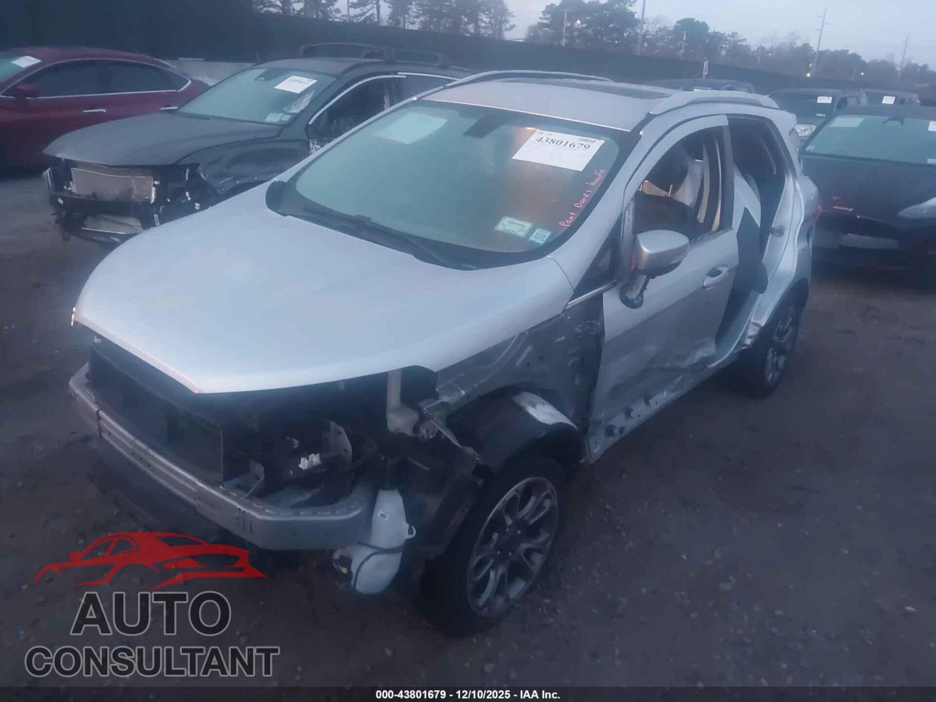 FORD ECOSPORT 2019 - MAJ6S3KL6KC267633