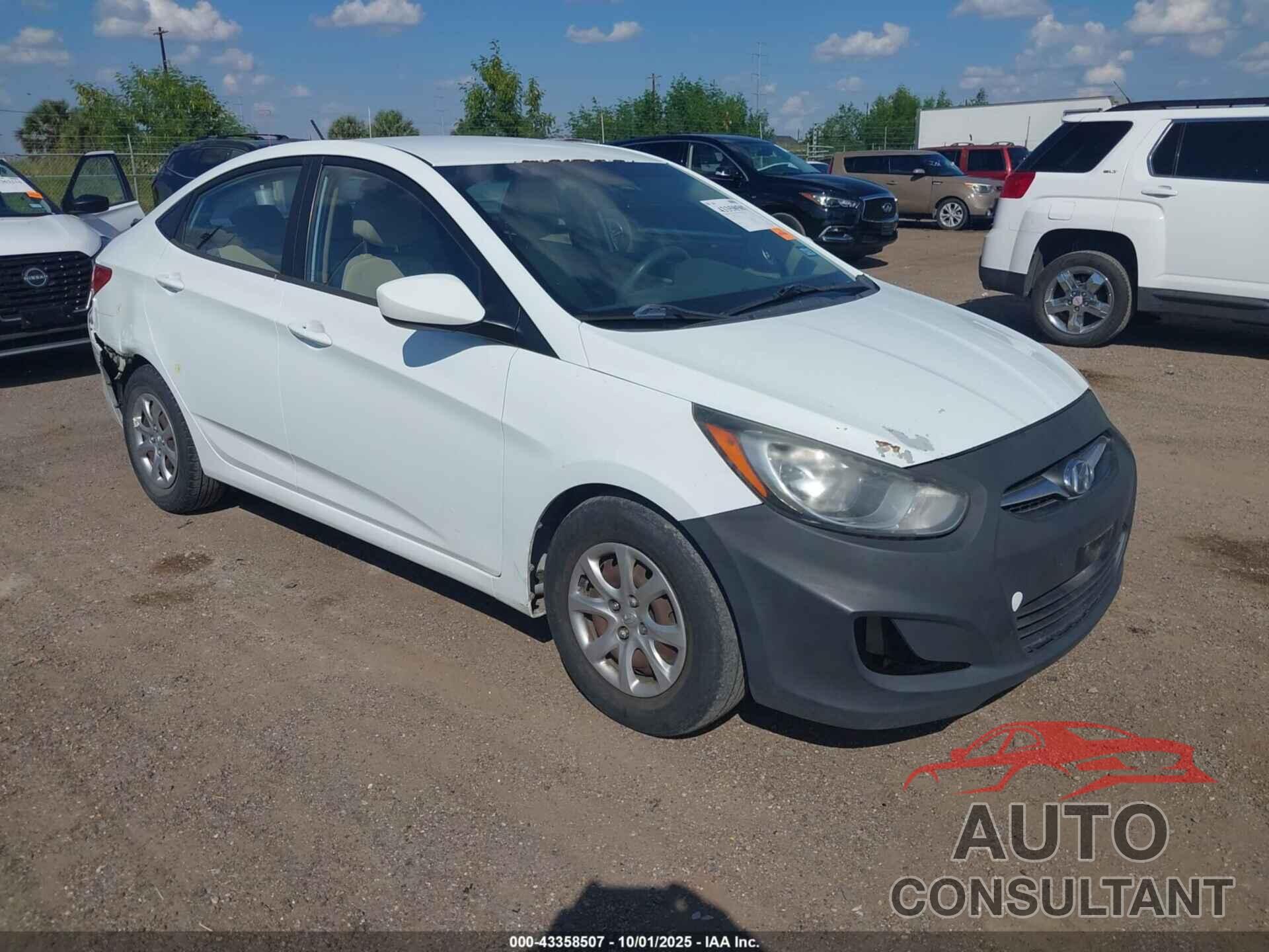 HYUNDAI ACCENT 2013 - KMHCT4AEXDU342023