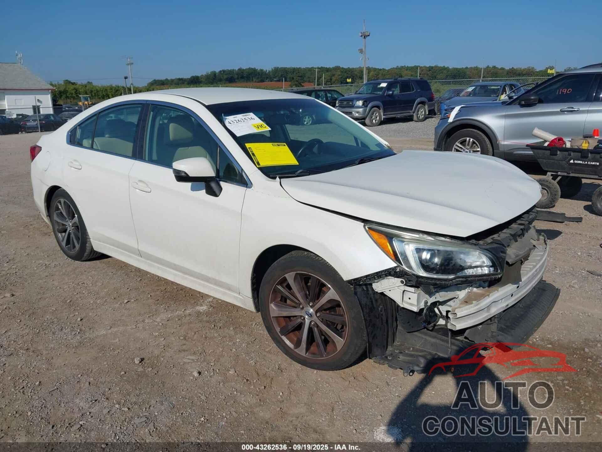 SUBARU LEGACY 2015 - 4S3BNAJ67F3062828