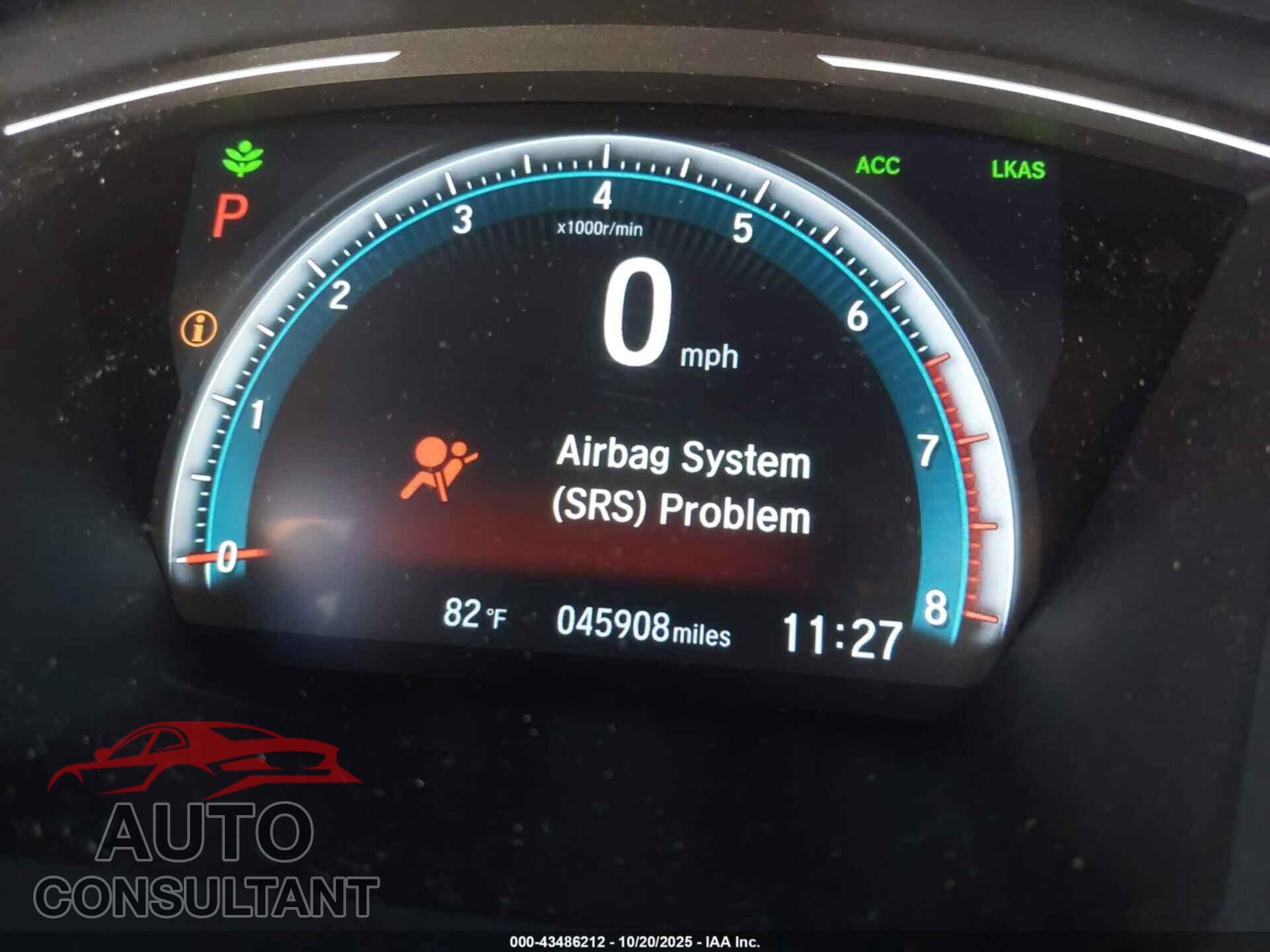 HONDA CIVIC 2019 - JHMFC1F37KX014687