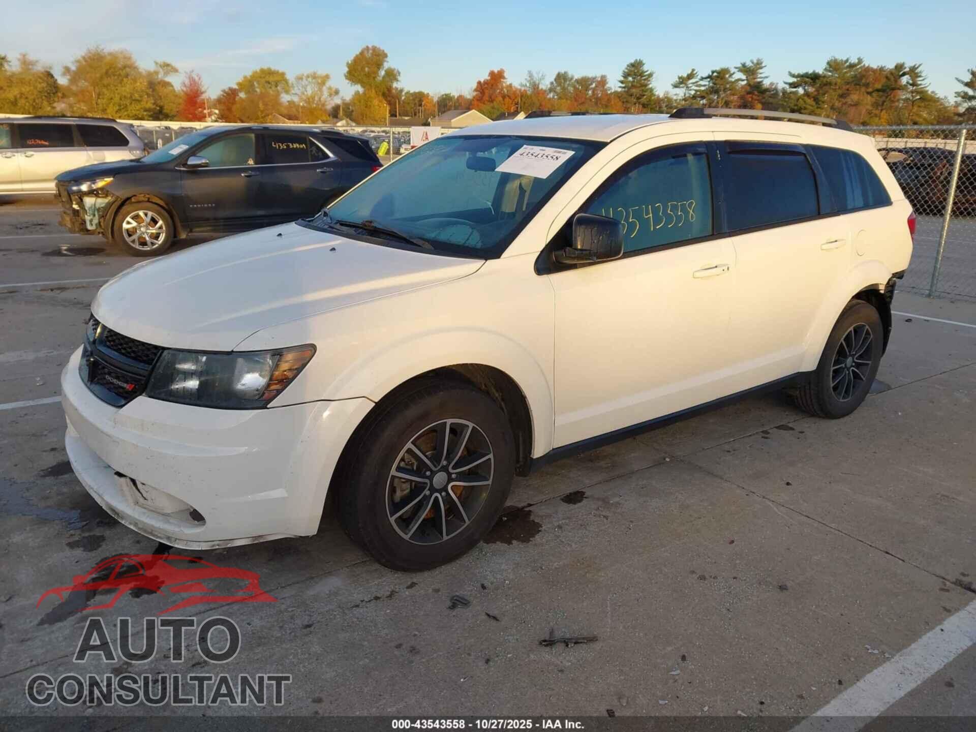 DODGE JOURNEY 2017 - 3C4PDCAB9HT709187