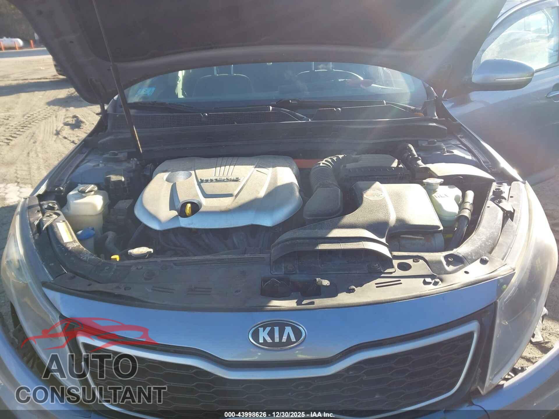 KIA OPTIMA HYBRID 2012 - KNAGM4AD8C5026135