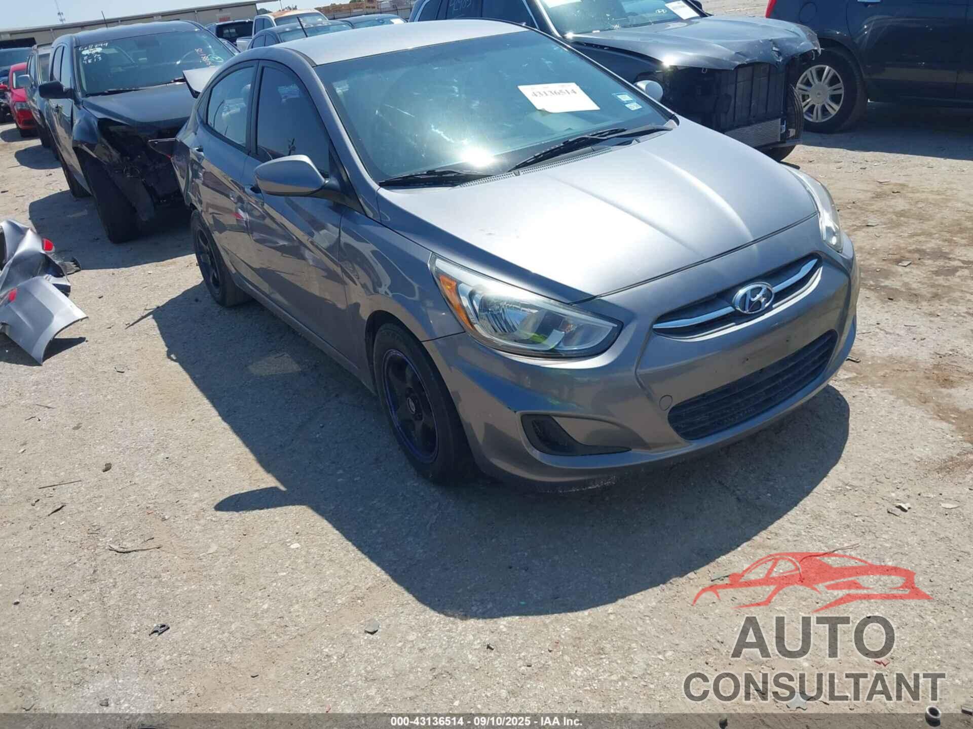 HYUNDAI ACCENT 2016 - KMHCT4AE0GU989065