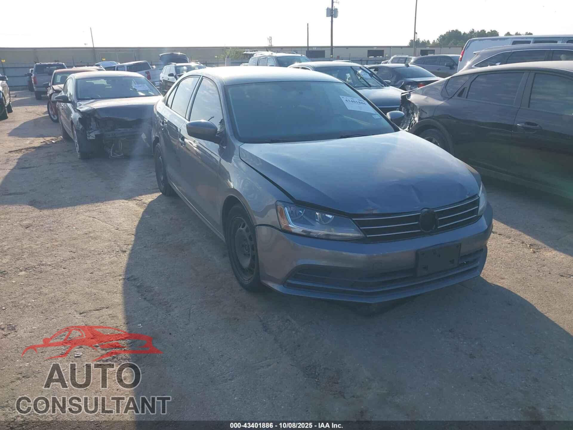 VOLKSWAGEN JETTA 2017 - 3VW2B7AJ6HM370040