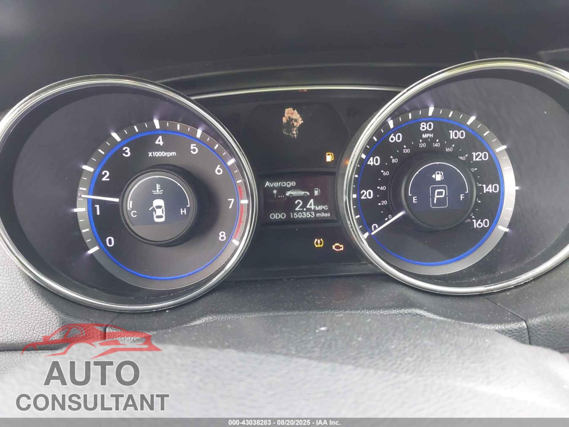 HYUNDAI SONATA 2011 - 5NPEC4AC2BH133765