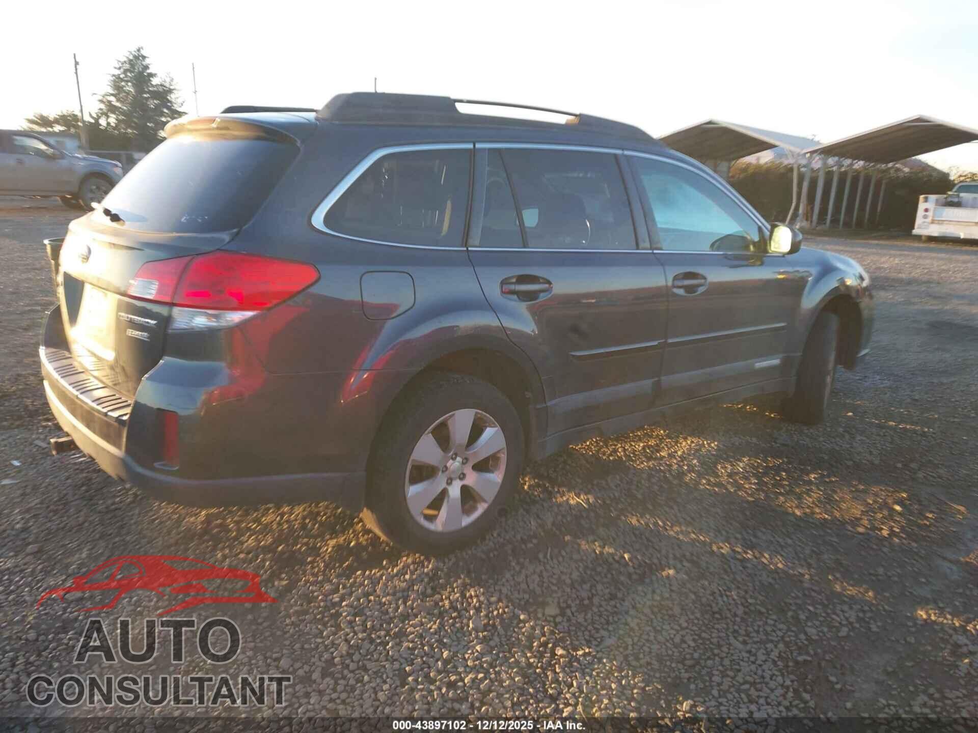 SUBARU OUTBACK 2012 - 4S4BRBCCXC3213018