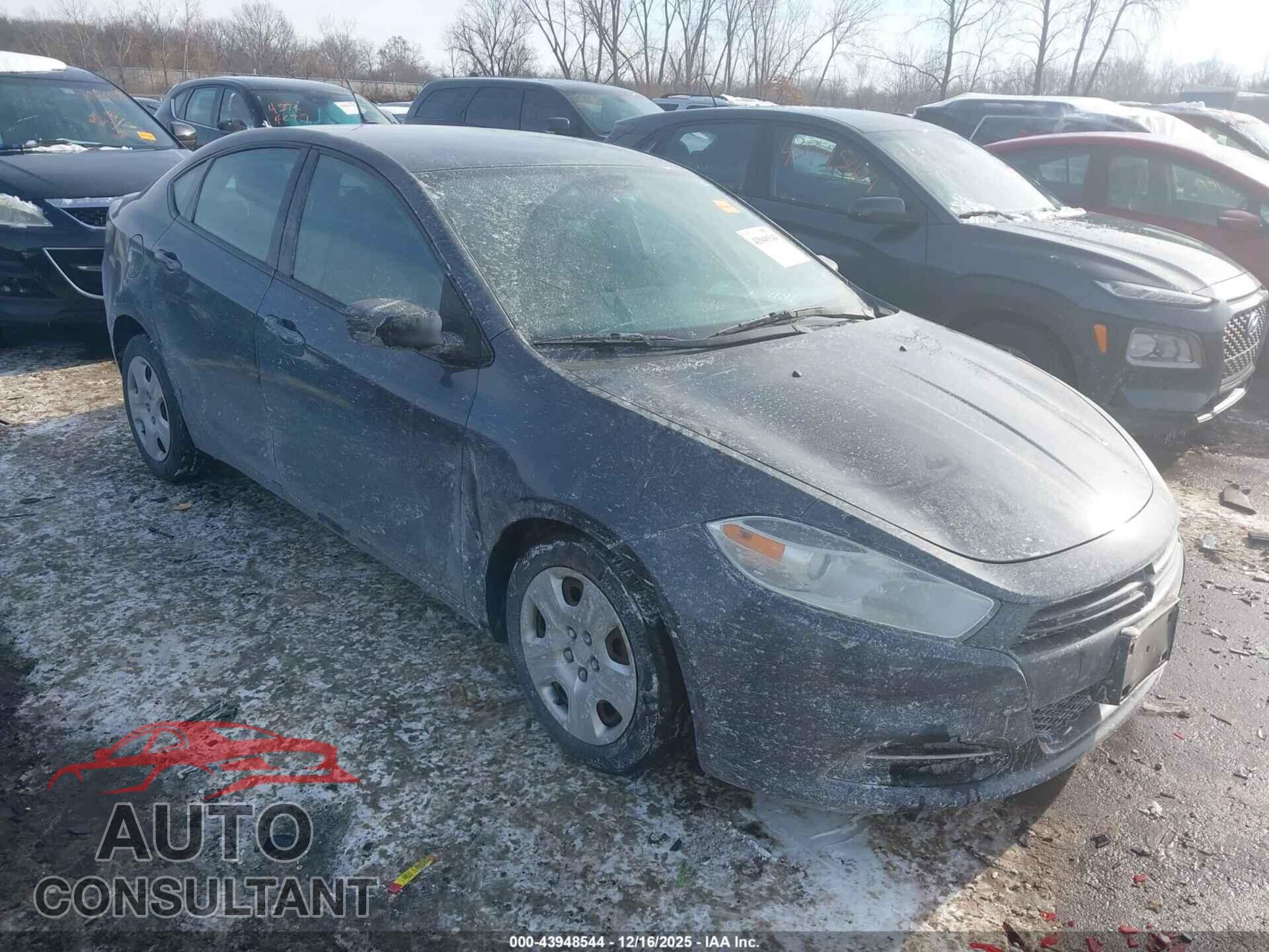 DODGE DART 2013 - 1C3CDFAA9DD303566