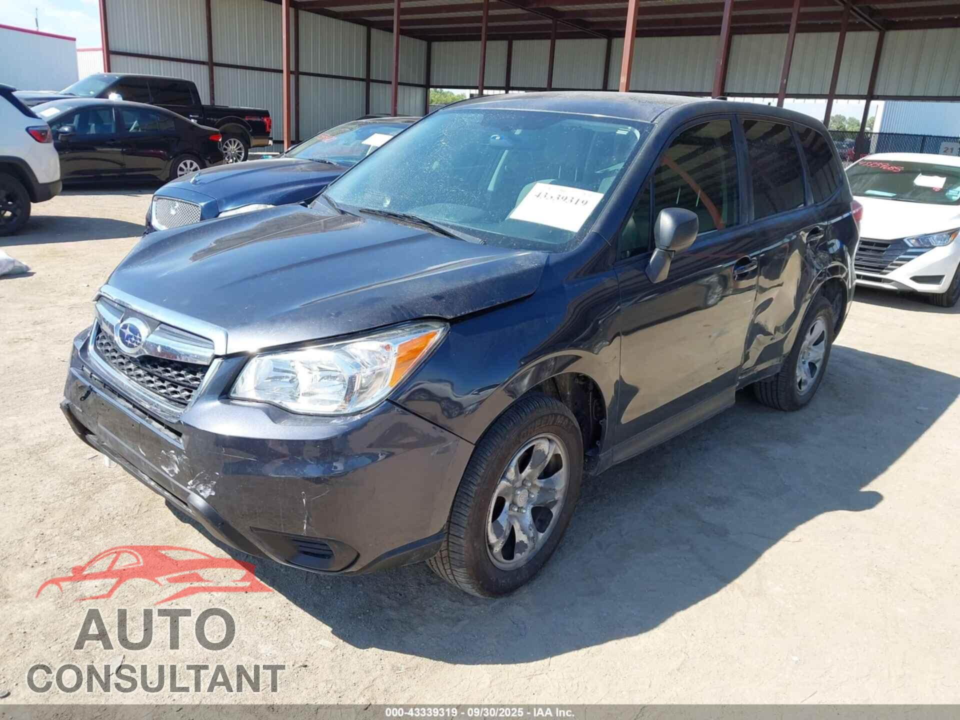 SUBARU FORESTER 2016 - JF2SJAAC7GH561412