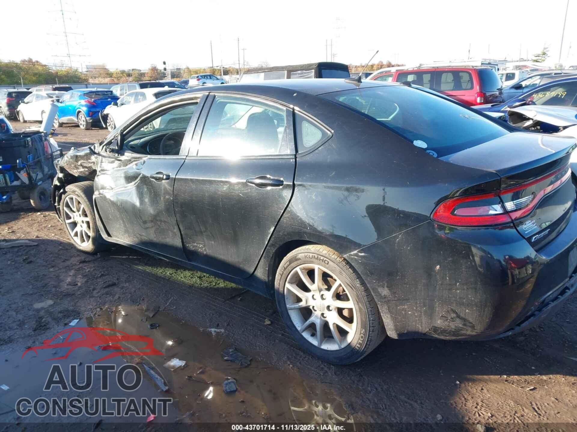 DODGE DART 2013 - 1C3CDFBA3DD211240