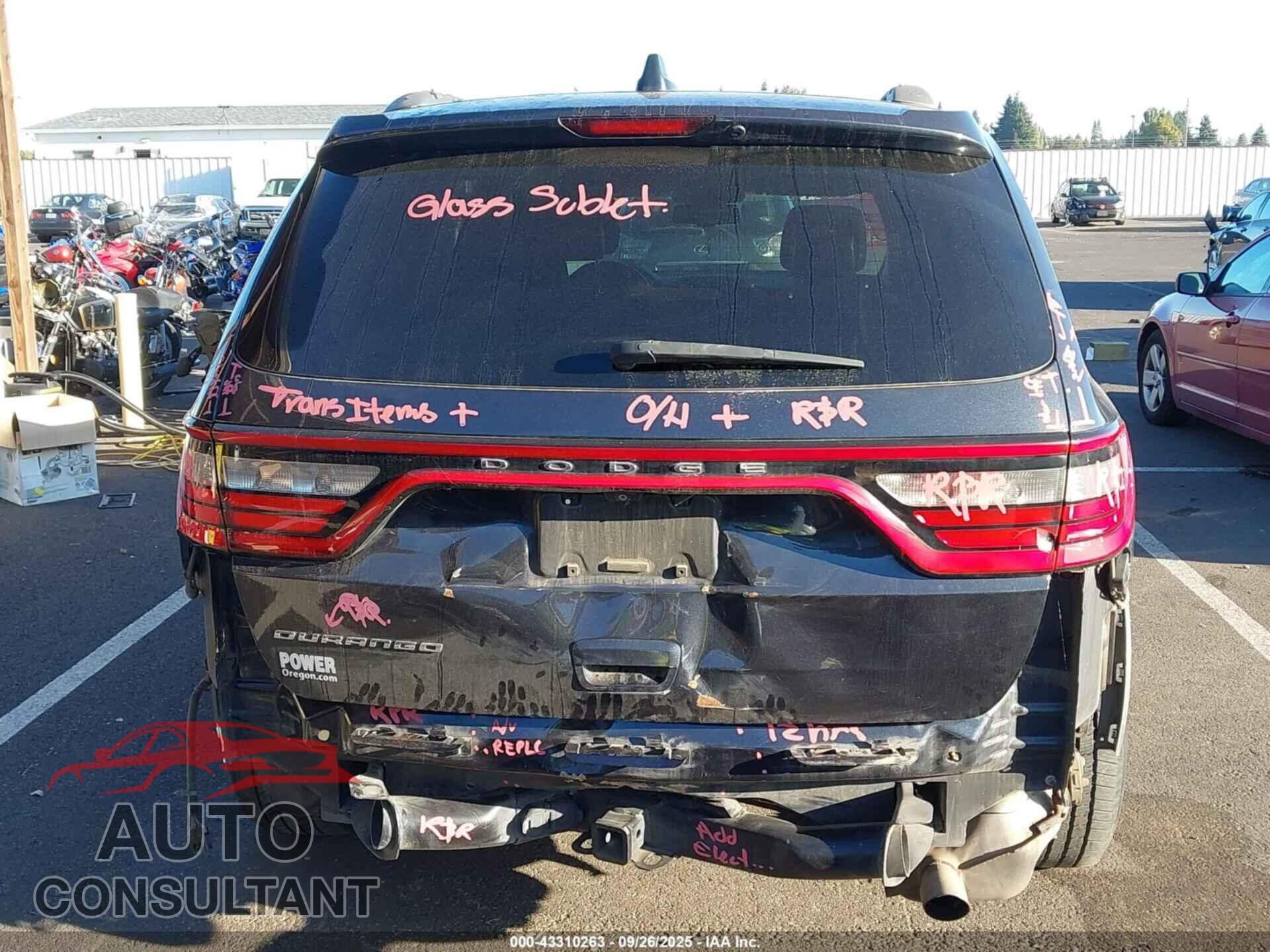 DODGE DURANGO 2015 - 1C4RDHAGIFC789272