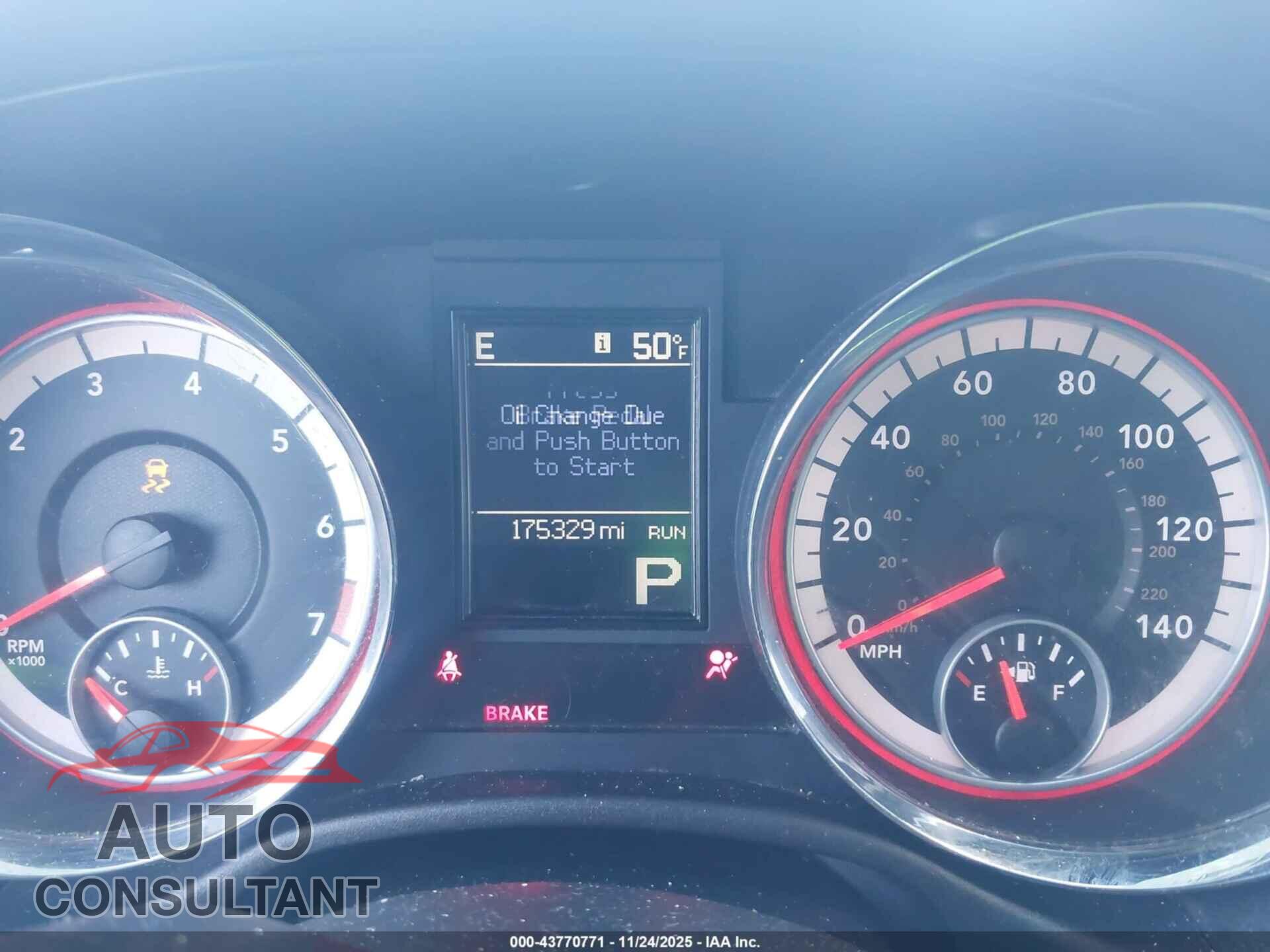DODGE DURANGO 2011 - 1D4RE4GG4BC660453