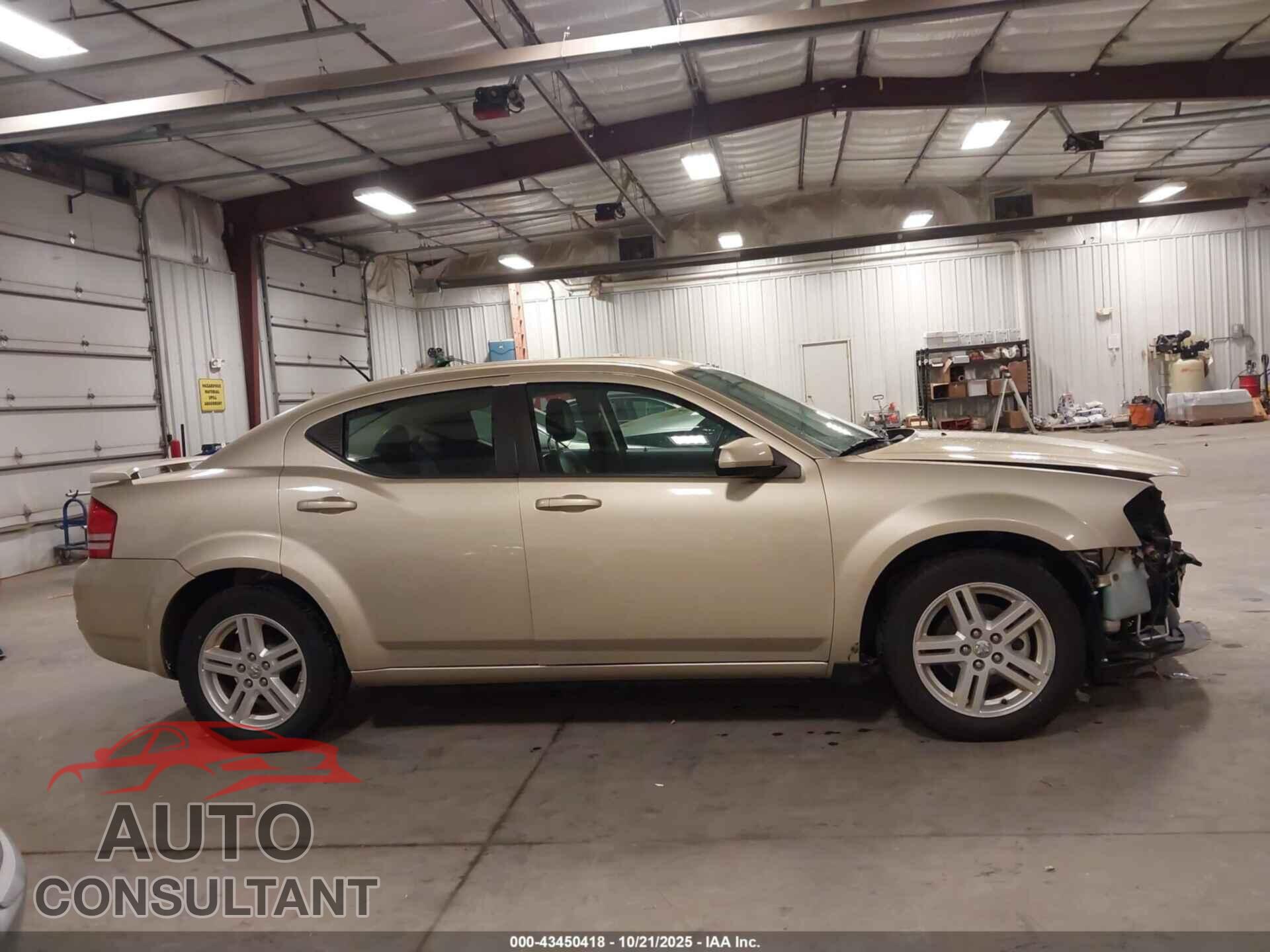 DODGE AVENGER 2010 - 1B3CC5FB0AN115214