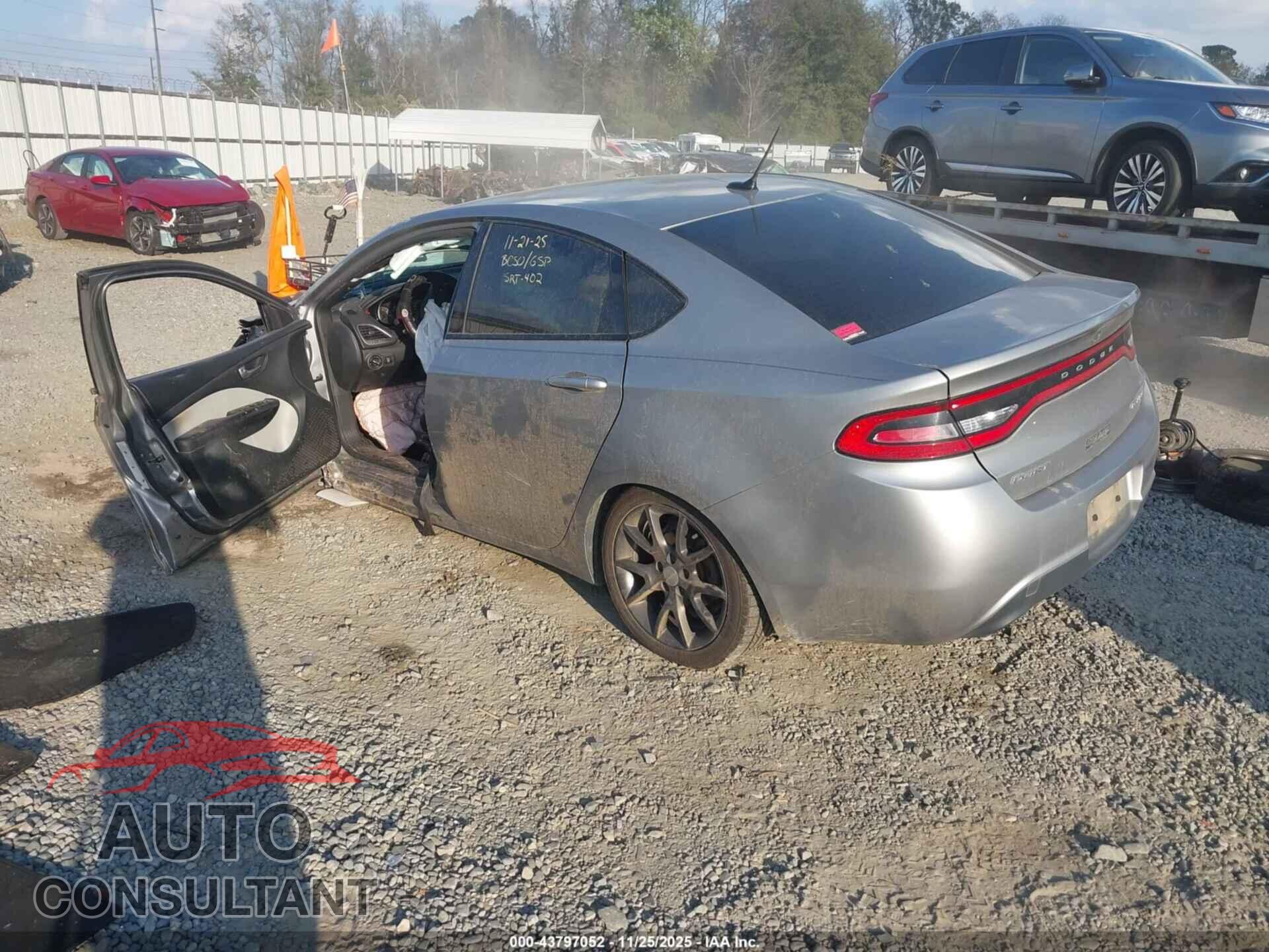 DODGE DART 2015 - 1C3CDFBBXFD300931