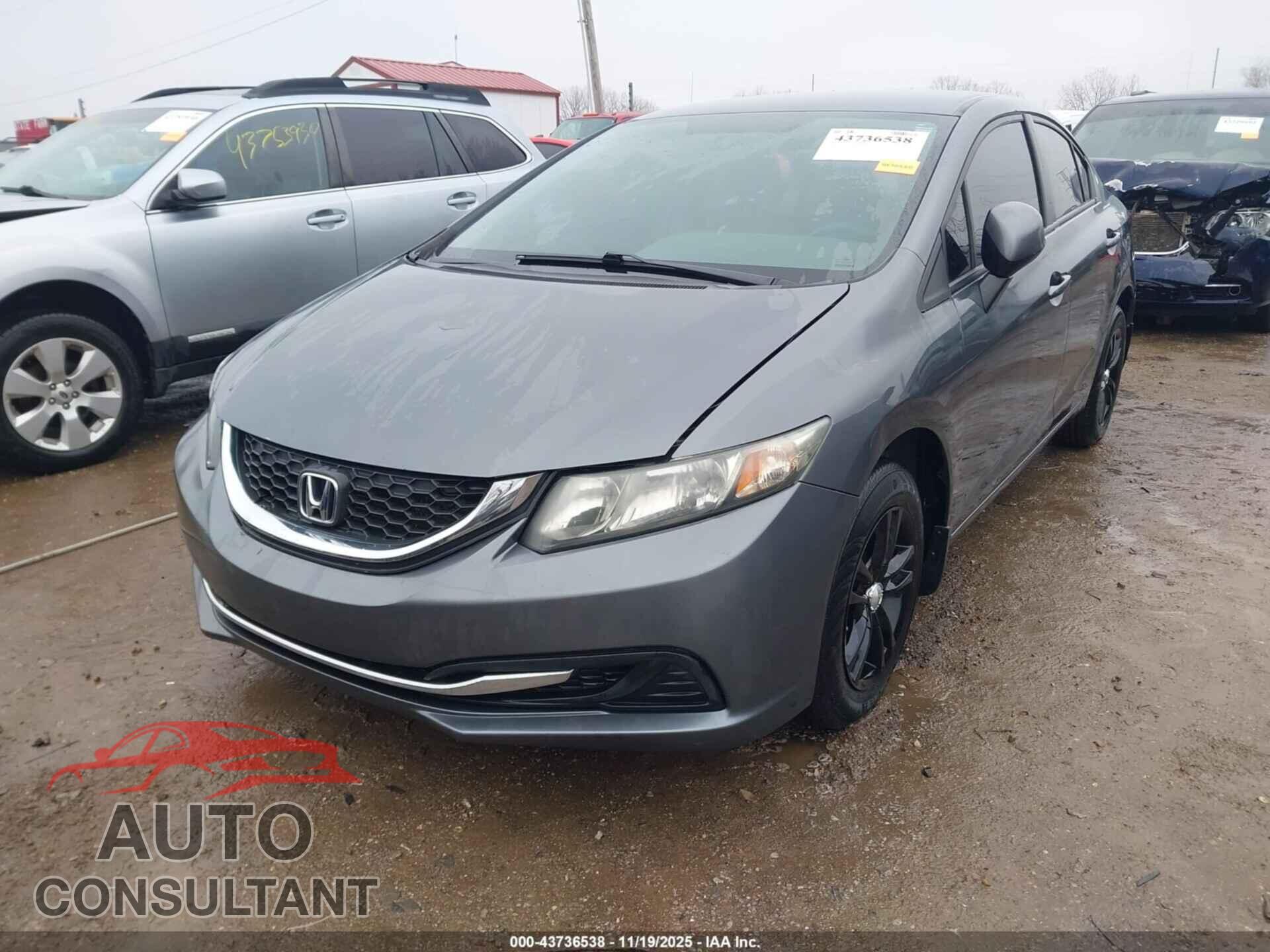 HONDA CIVIC 2013 - 19XFB2F56DE024626