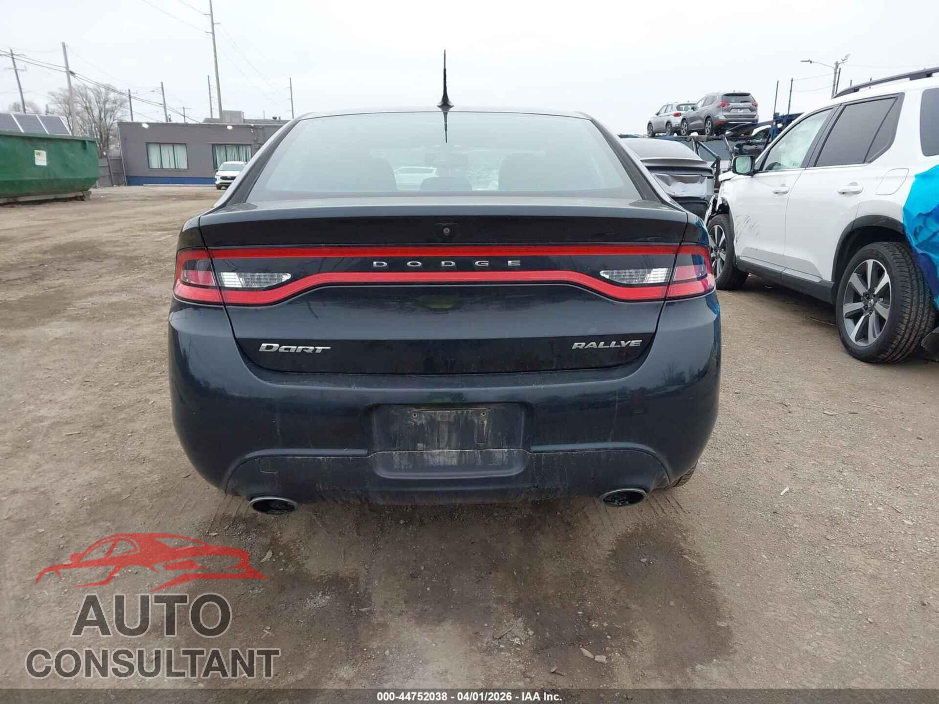 DODGE DART 2013 - 1C3CDFBA3DD118122