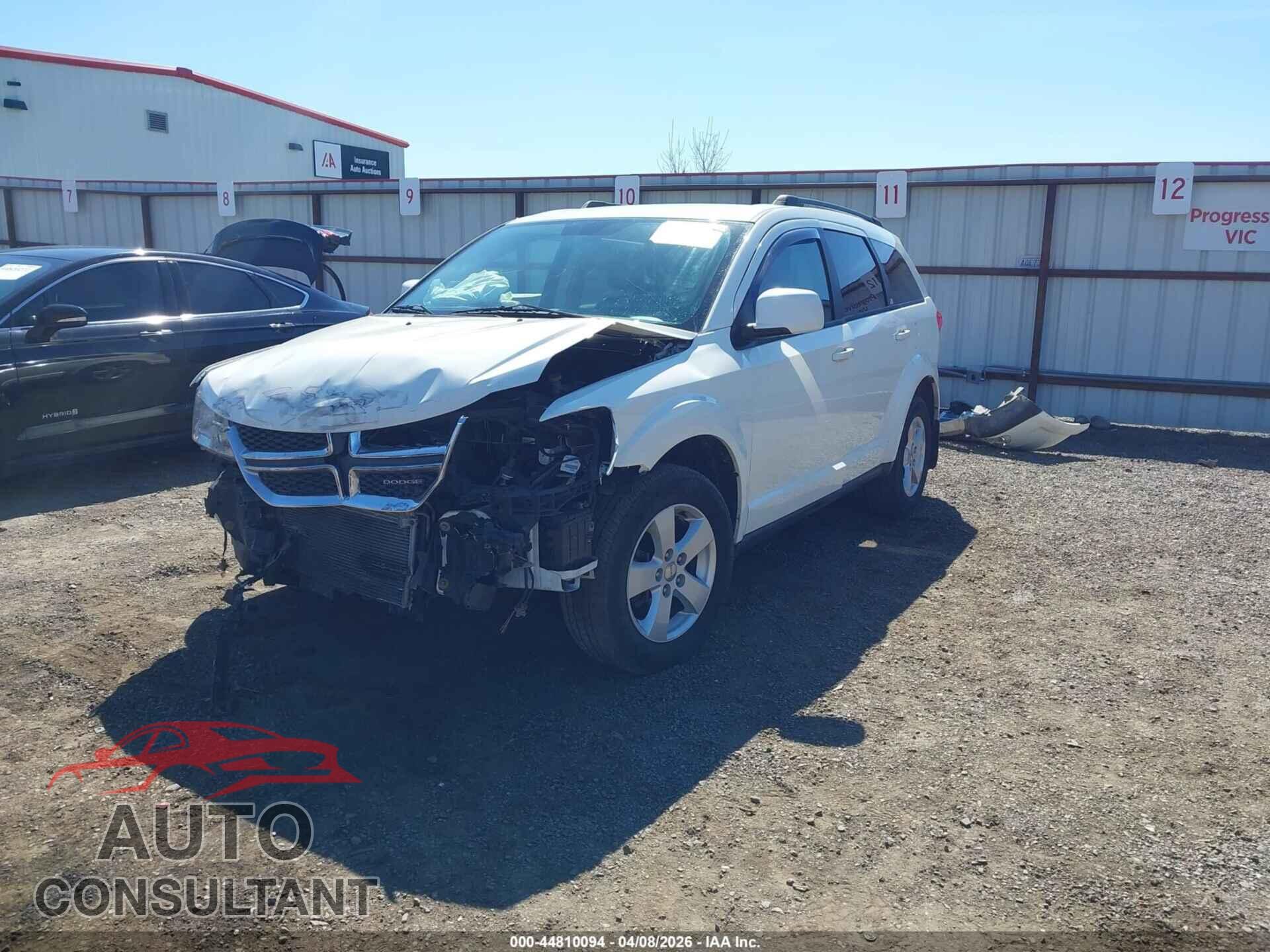 DODGE JOURNEY 2012 - 3C4PDDBG6CT138377