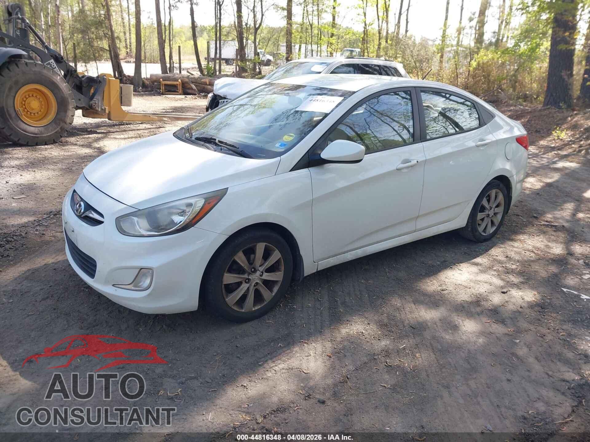 HYUNDAI ACCENT 2012 - KMHCU4AE9CU264068