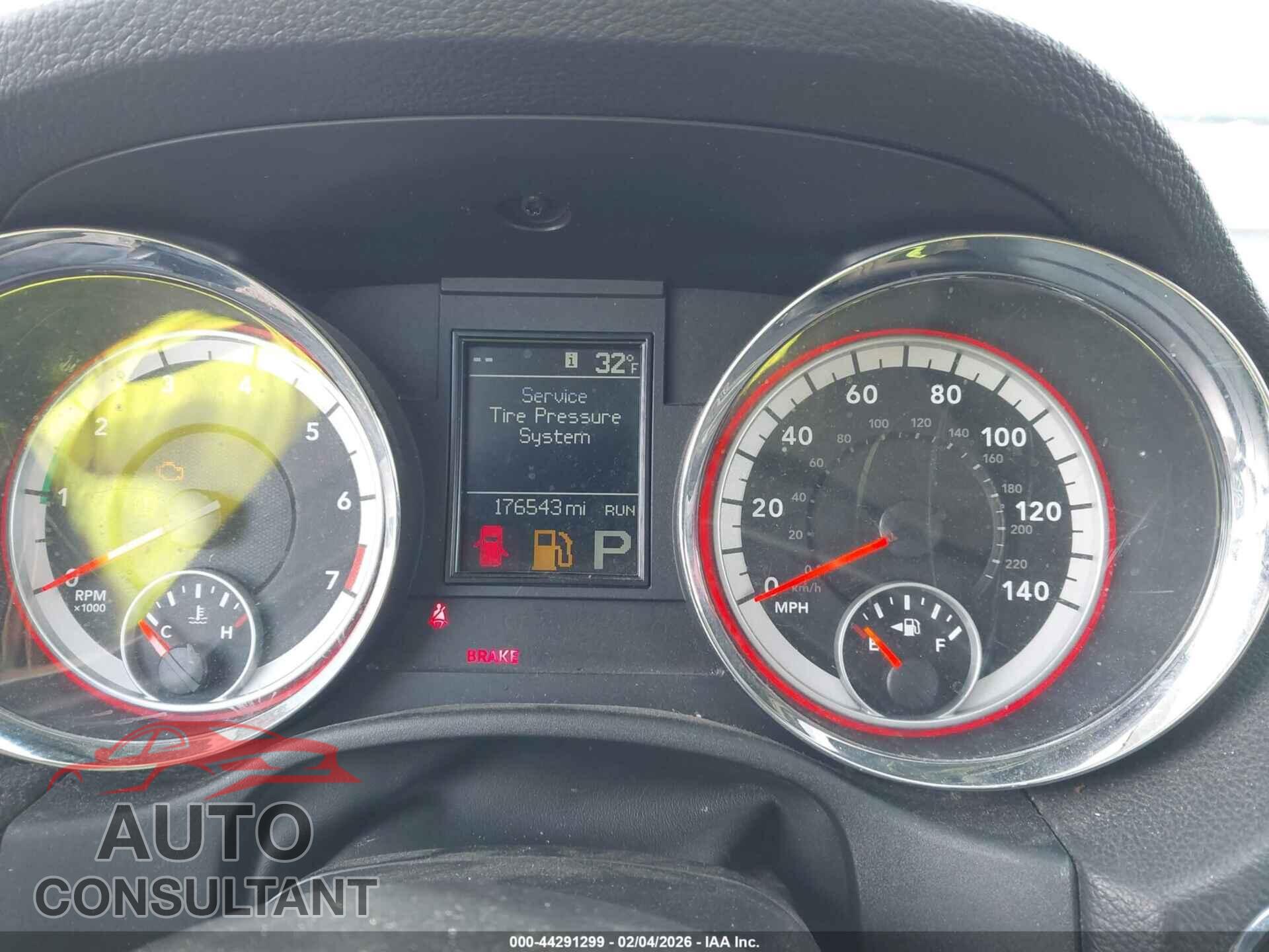 DODGE DURANGO 2012 - 1C4RDJDG7CC247642