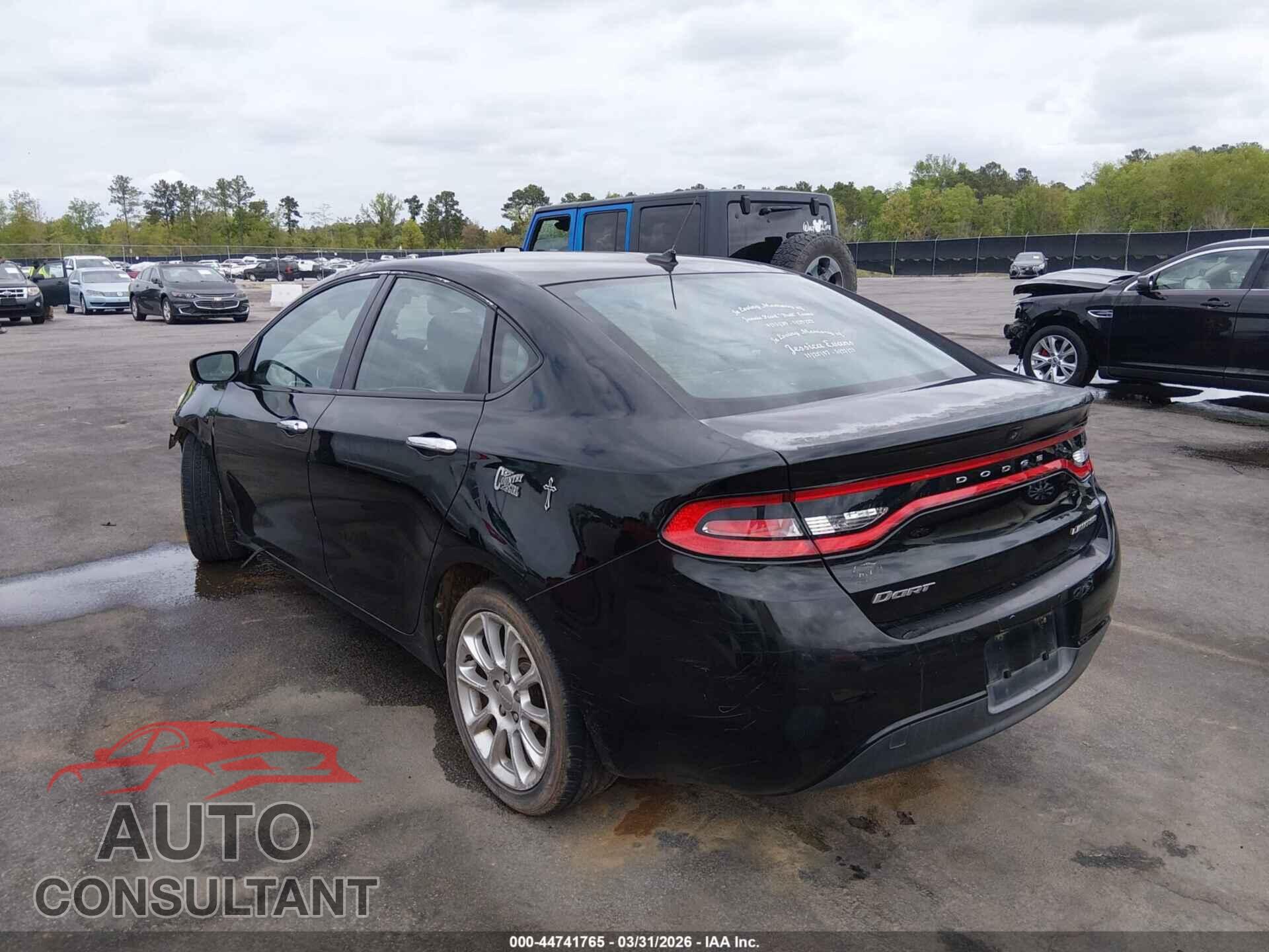 DODGE DART 2013 - 1C3CDFCA4DD247338