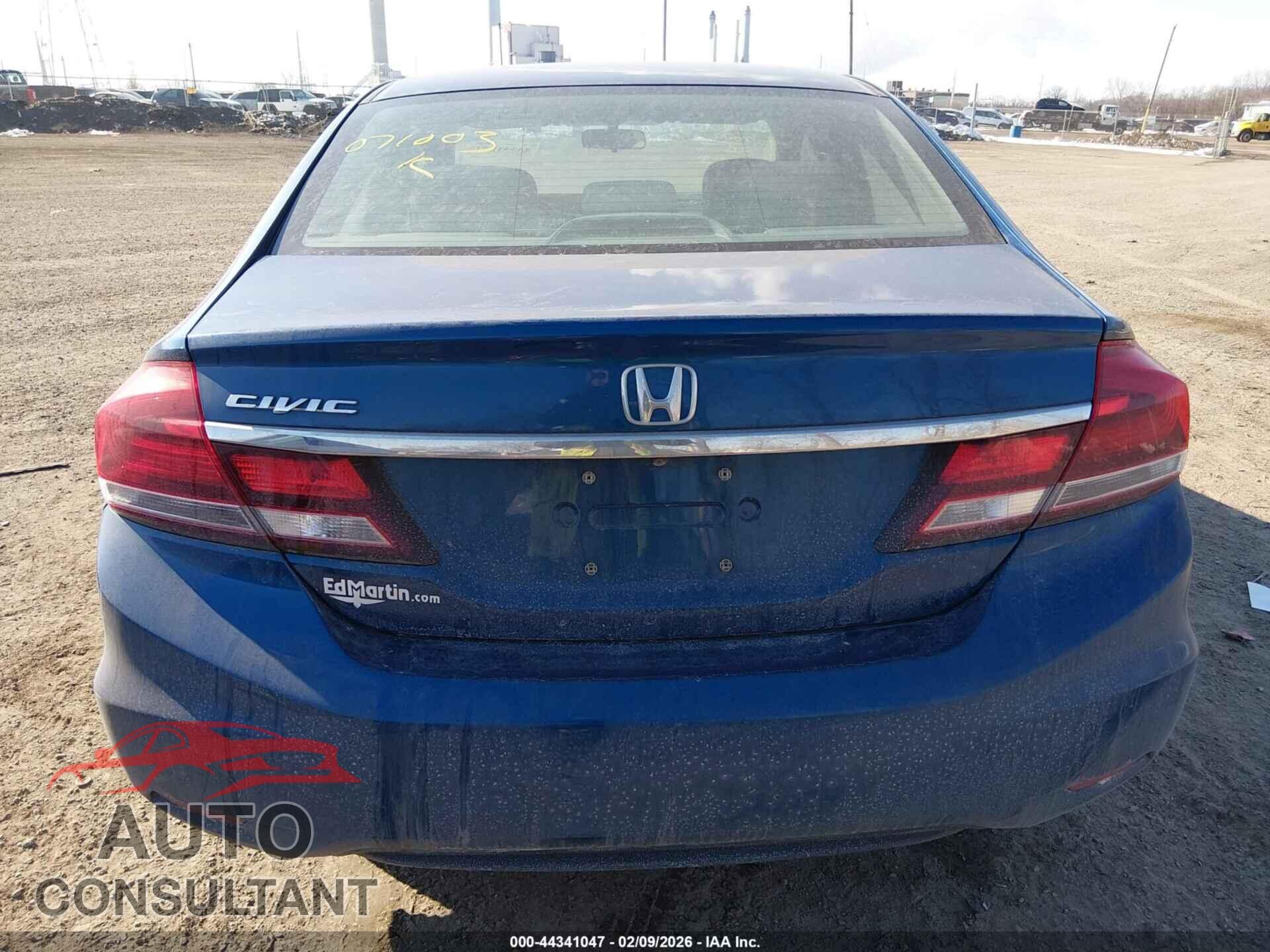 HONDA CIVIC 2013 - 19XFB2F57DE071003