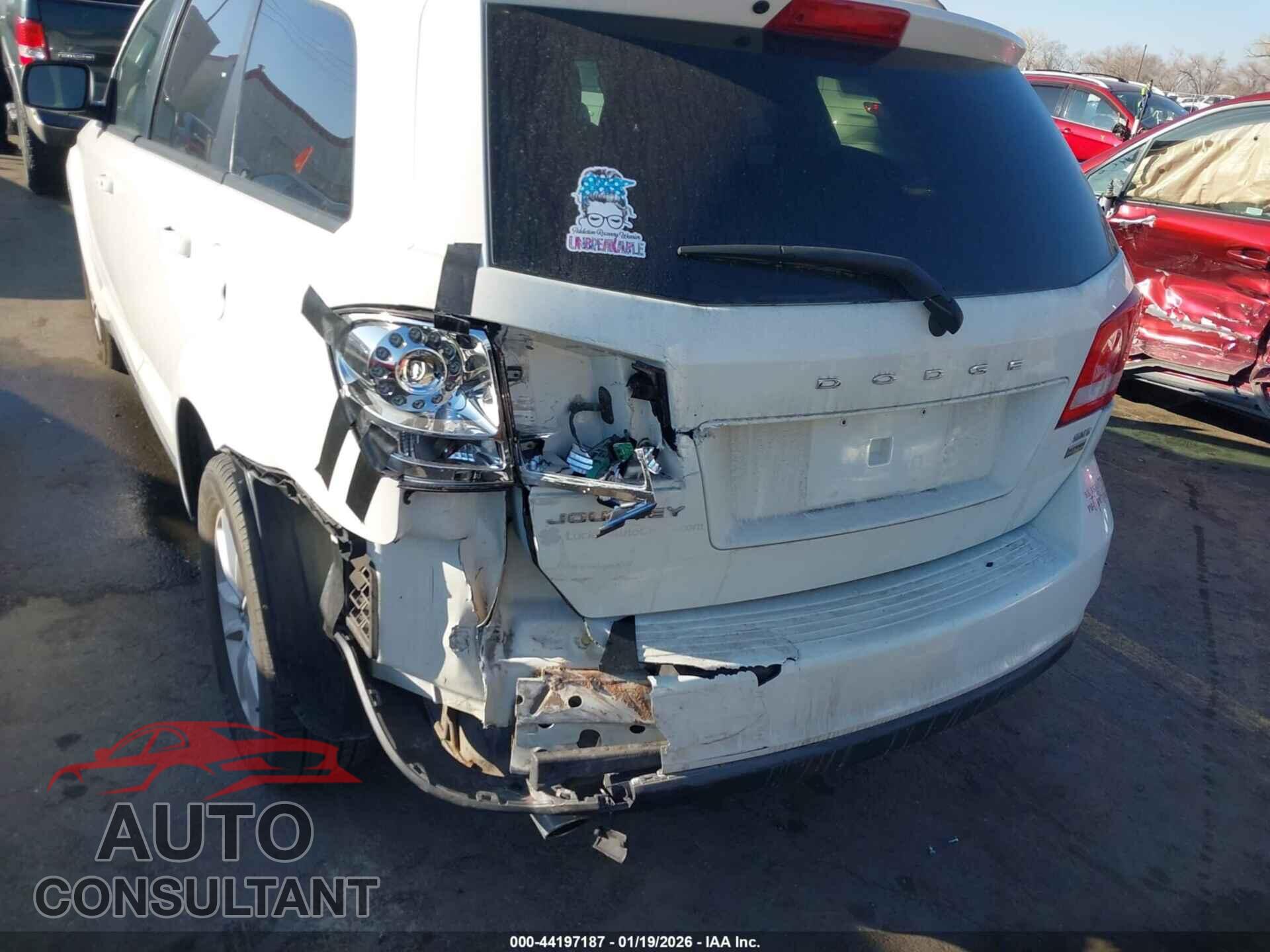 DODGE JOURNEY 2013 - 3C4PDCBG8DT593002