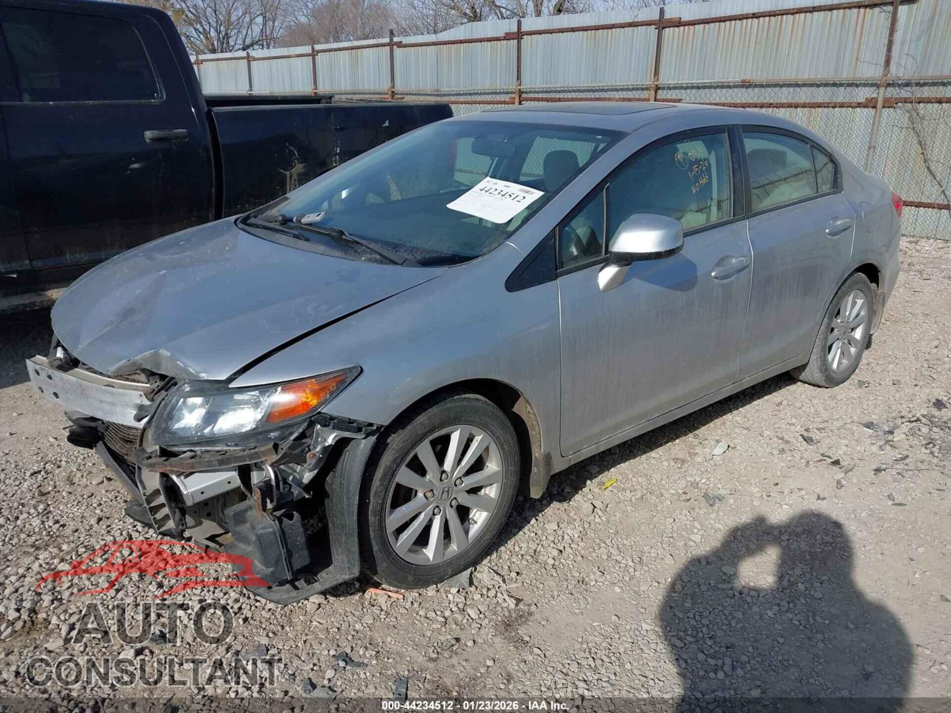HONDA CIVIC 2012 - 19XFB2F8XCE368100
