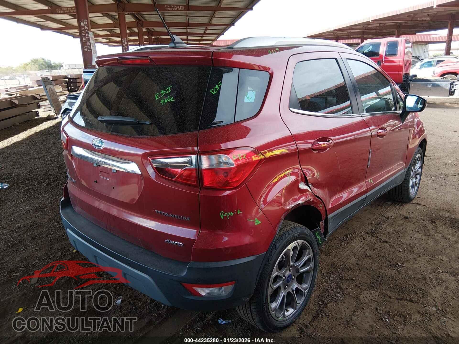 FORD ECOSPORT 2021 - MAJ6S3KL4MC409819