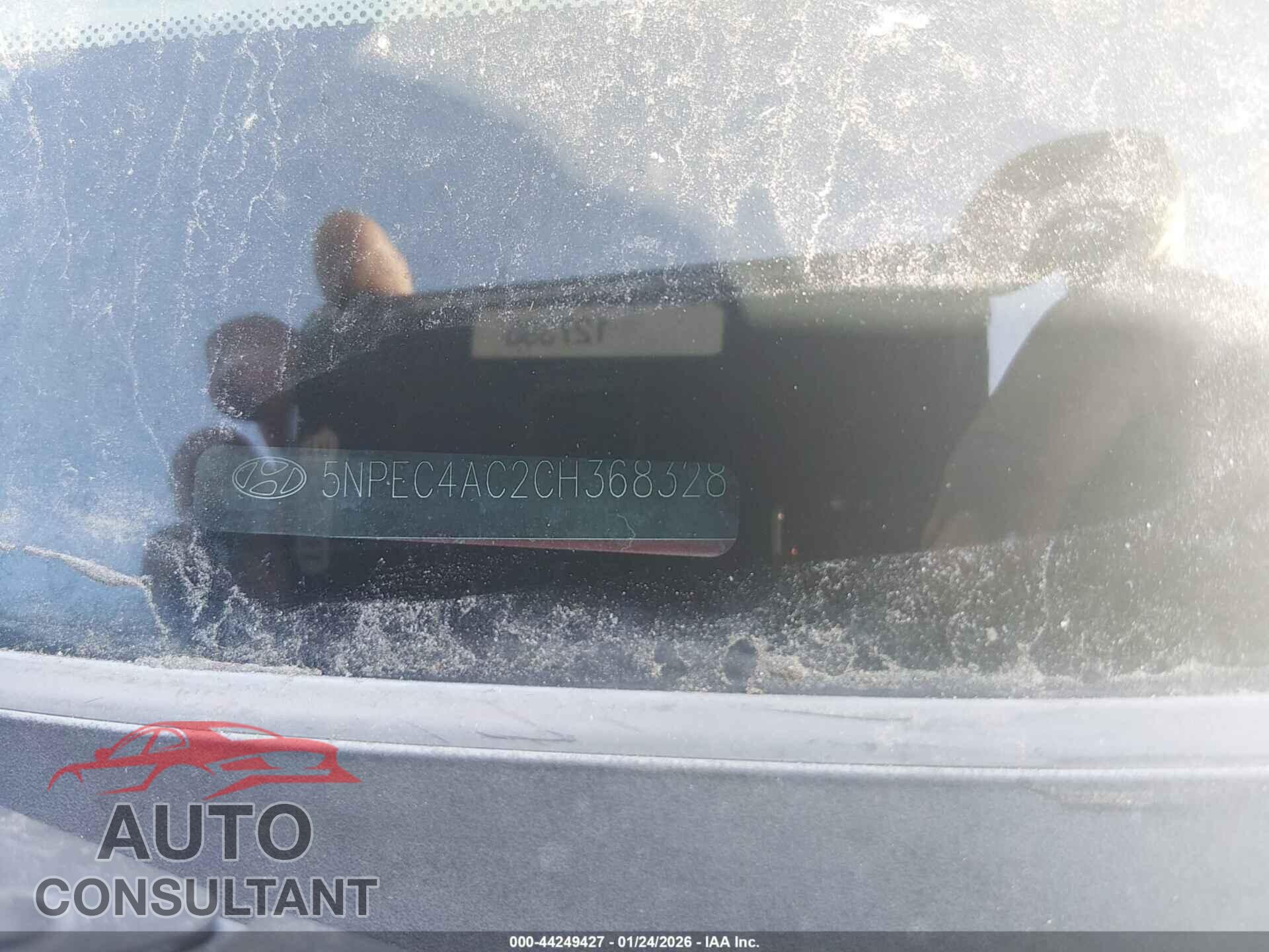 HYUNDAI SONATA 2012 - 5NPEC4AC2CH368328