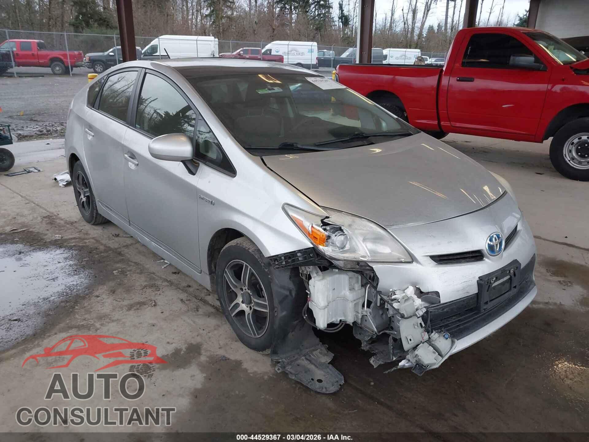 TOYOTA PRIUS 2012 - JTDKN3DU9C5394808
