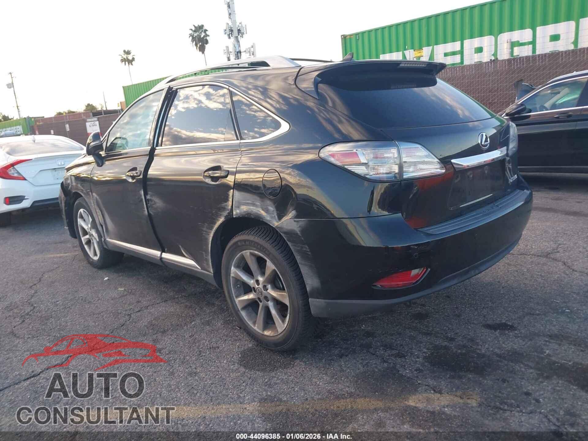 LEXUS RX 350 2012 - 2T2ZK1BA3CC067176