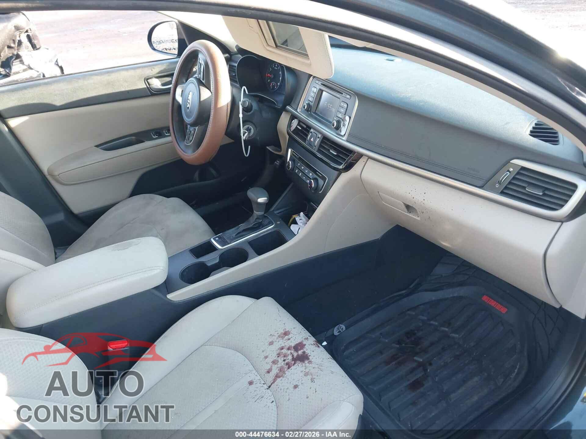 KIA OPTIMA 2016 - 5XXGT4L36GG074888