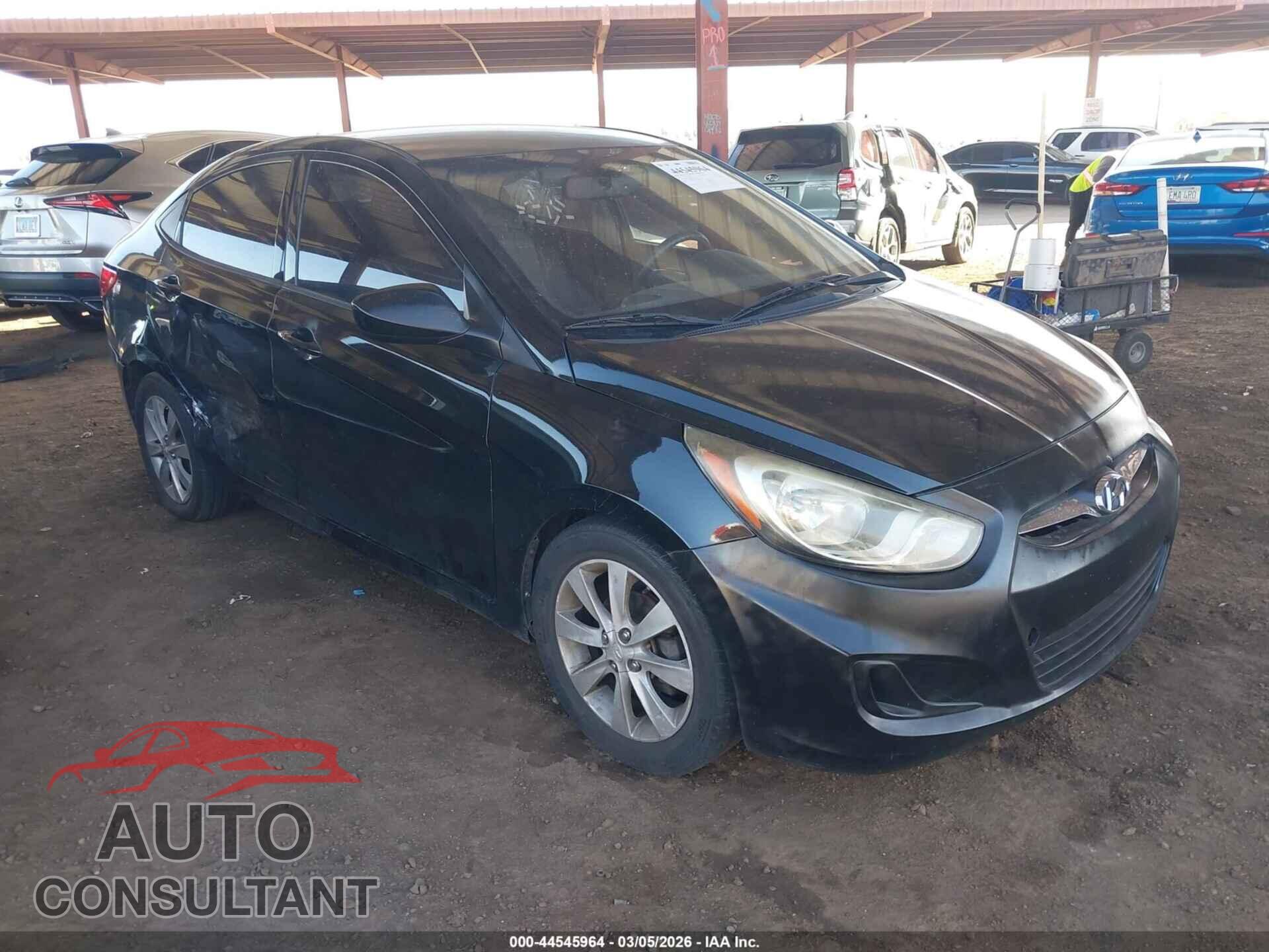 HYUNDAI ACCENT 2013 - KMHCT4AE5DU351521