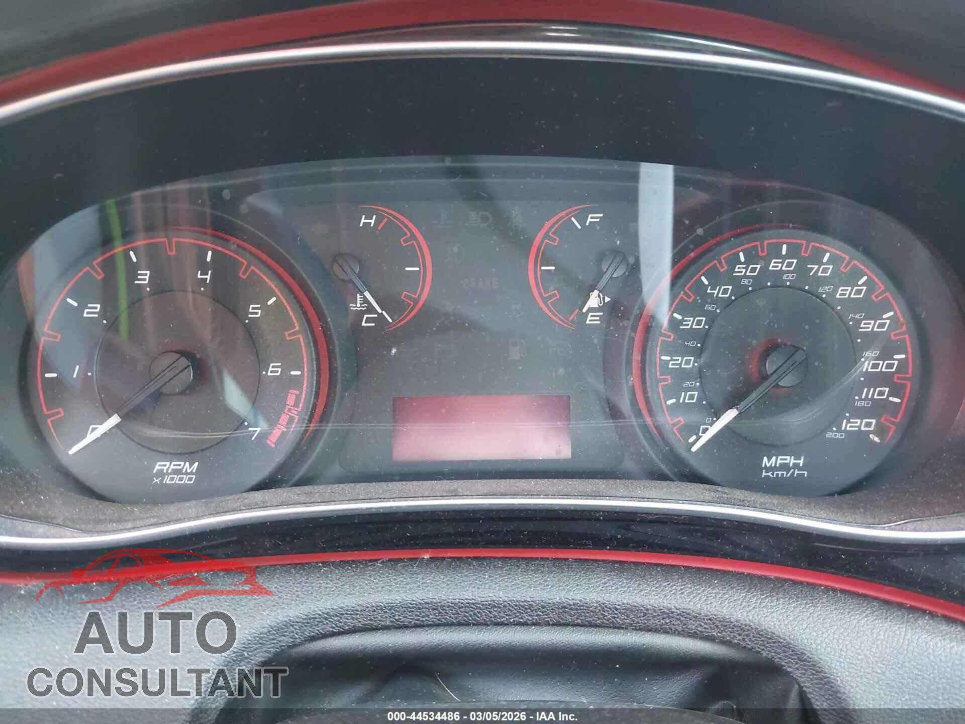 DODGE DART 2015 - 1C3CDFBB4FD346917