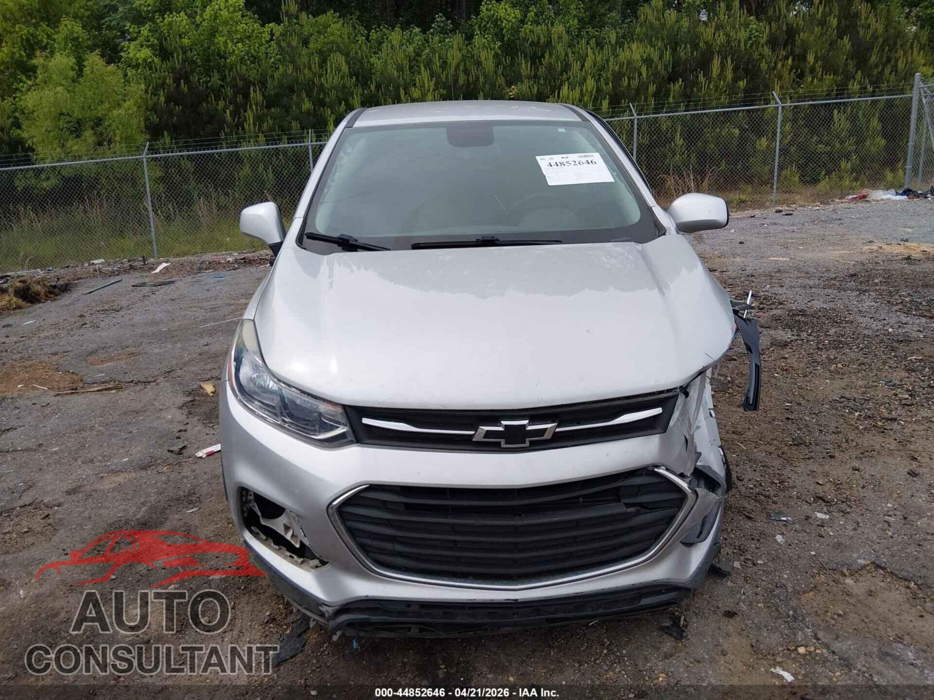 CHEVROLET TRAX 2019 - 3GNCJNSB3KL274943