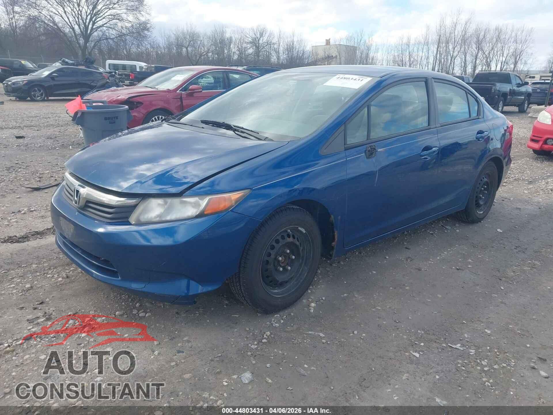 HONDA CIVIC 2012 - 2HGFB2F57CH531474
