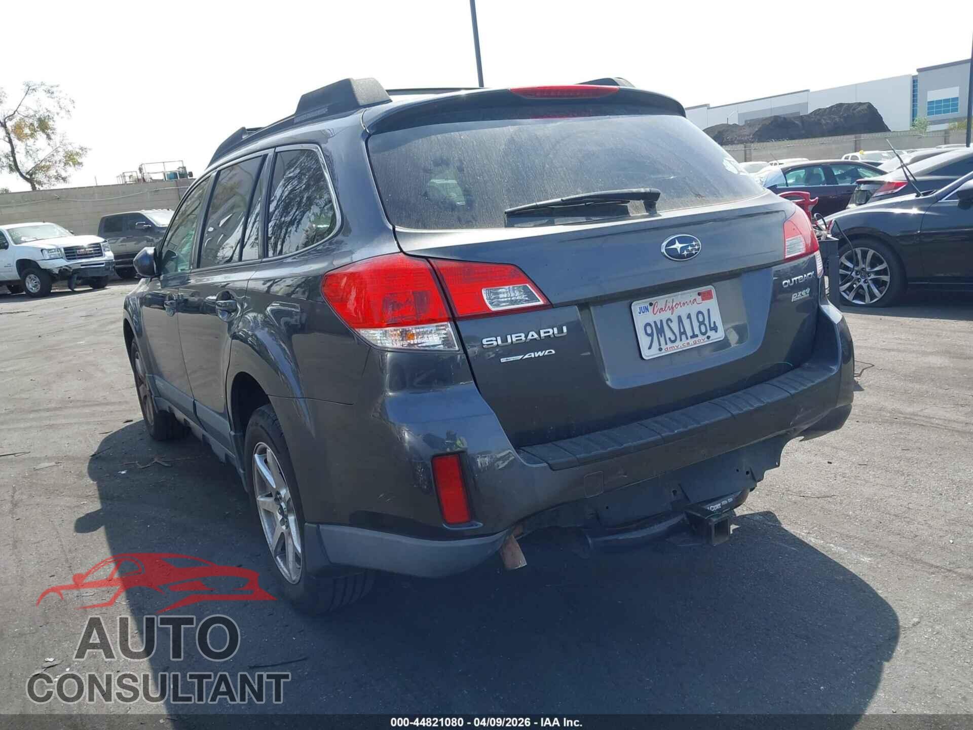 SUBARU OUTBACK 2012 - 4S4BRBCC1C3295172