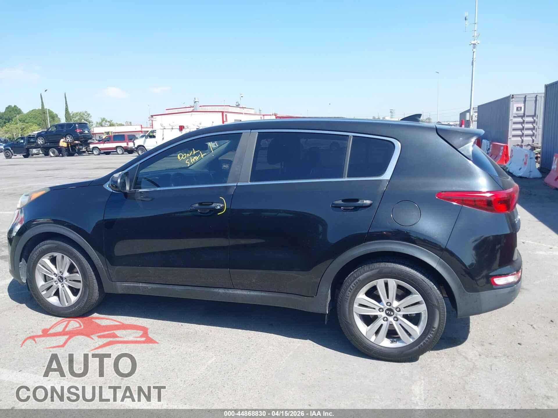 KIA SPORTAGE 2017 - KNDPM3AC8H7227548