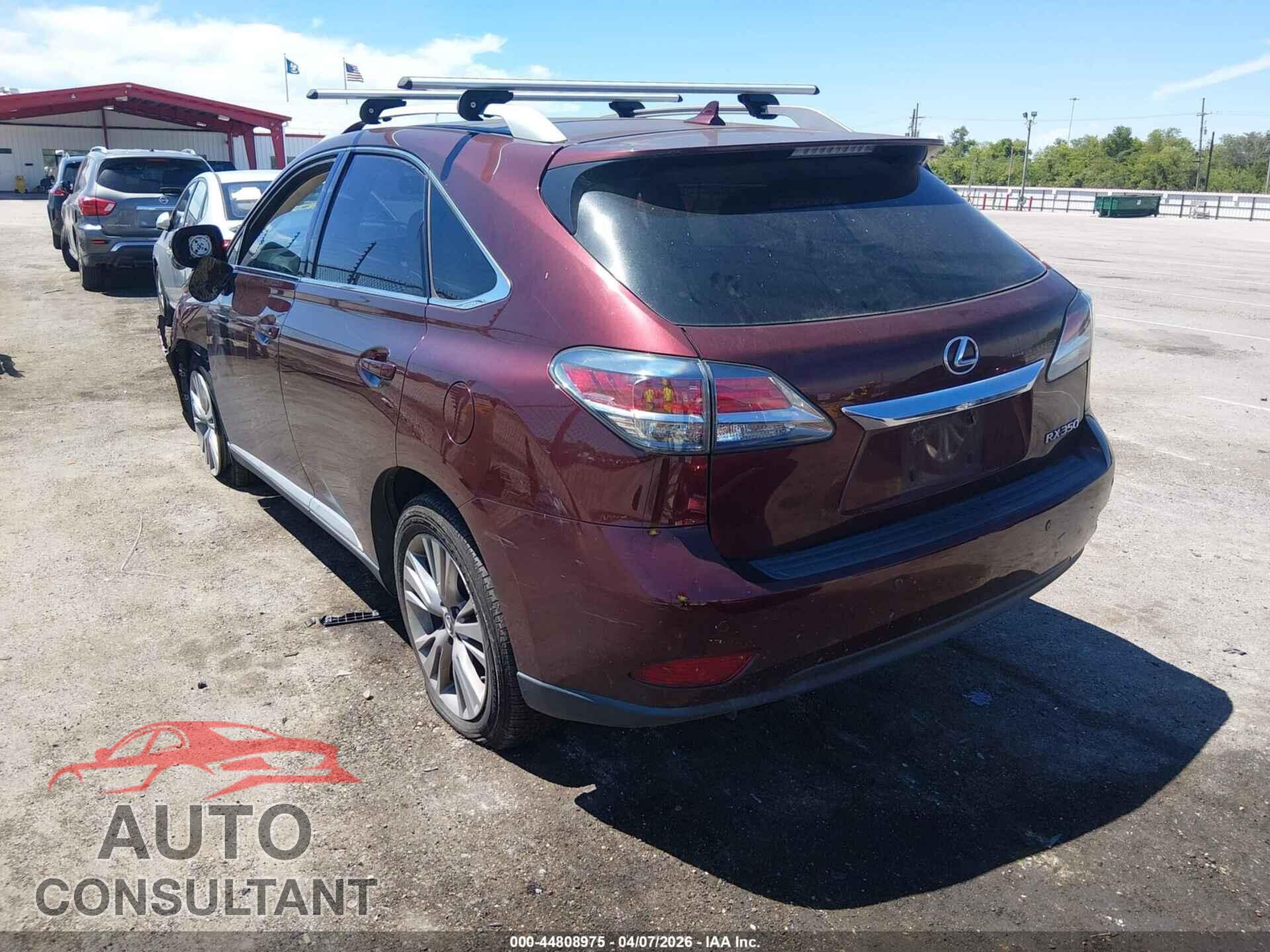 LEXUS RX 350 2013 - 2T2ZK1BA6DC099427