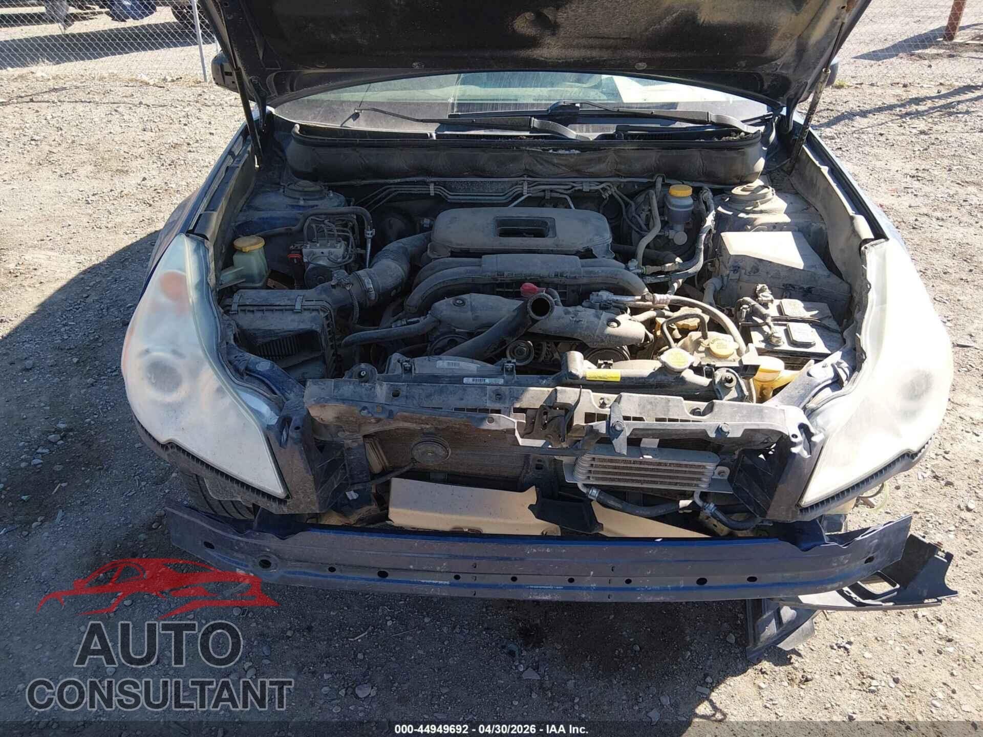 SUBARU OUTBACK 2010 - 4S4BRCKC8A3360488