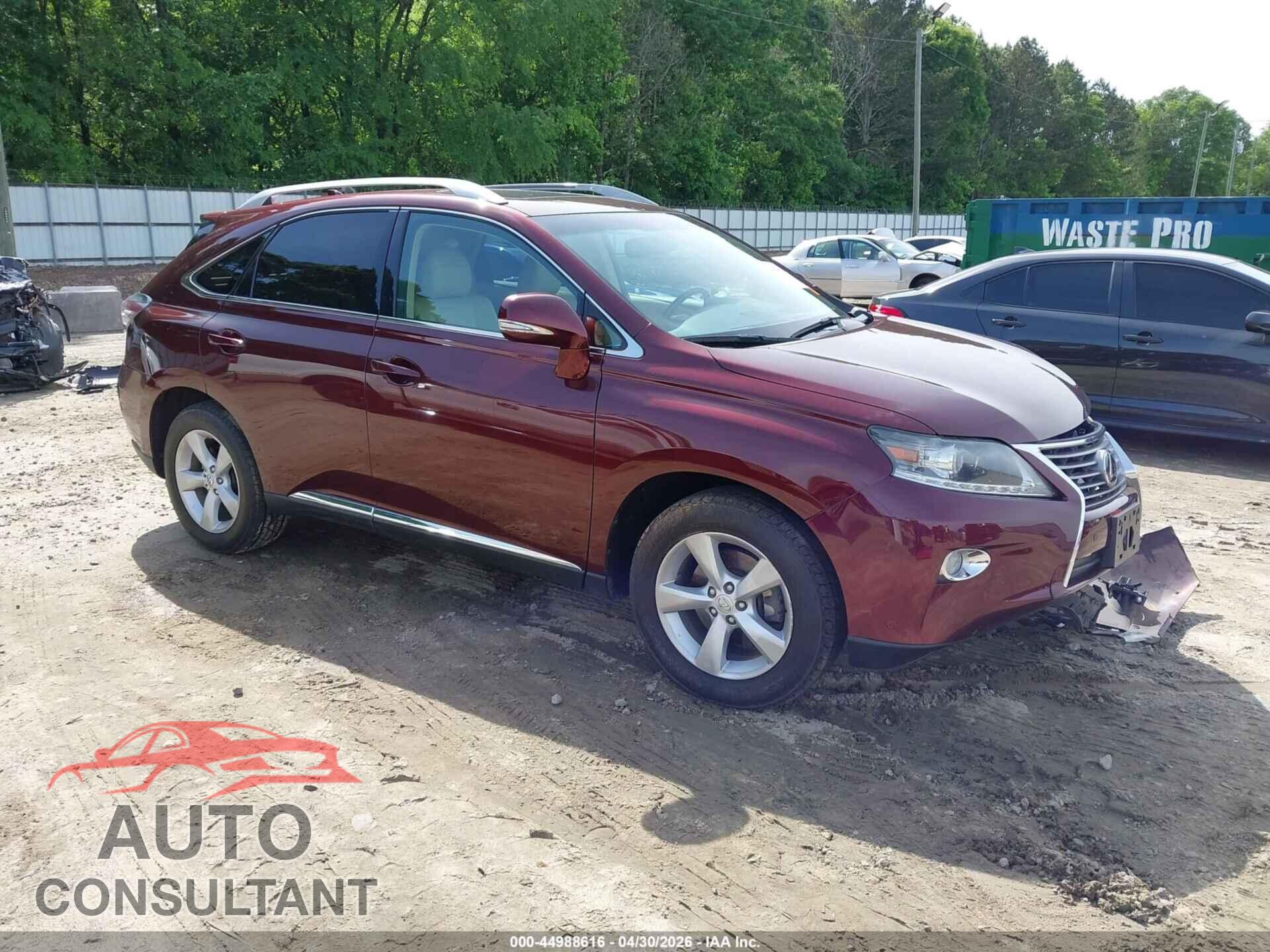 LEXUS RX 350 2014 - 2T2BK1BA6EC229077