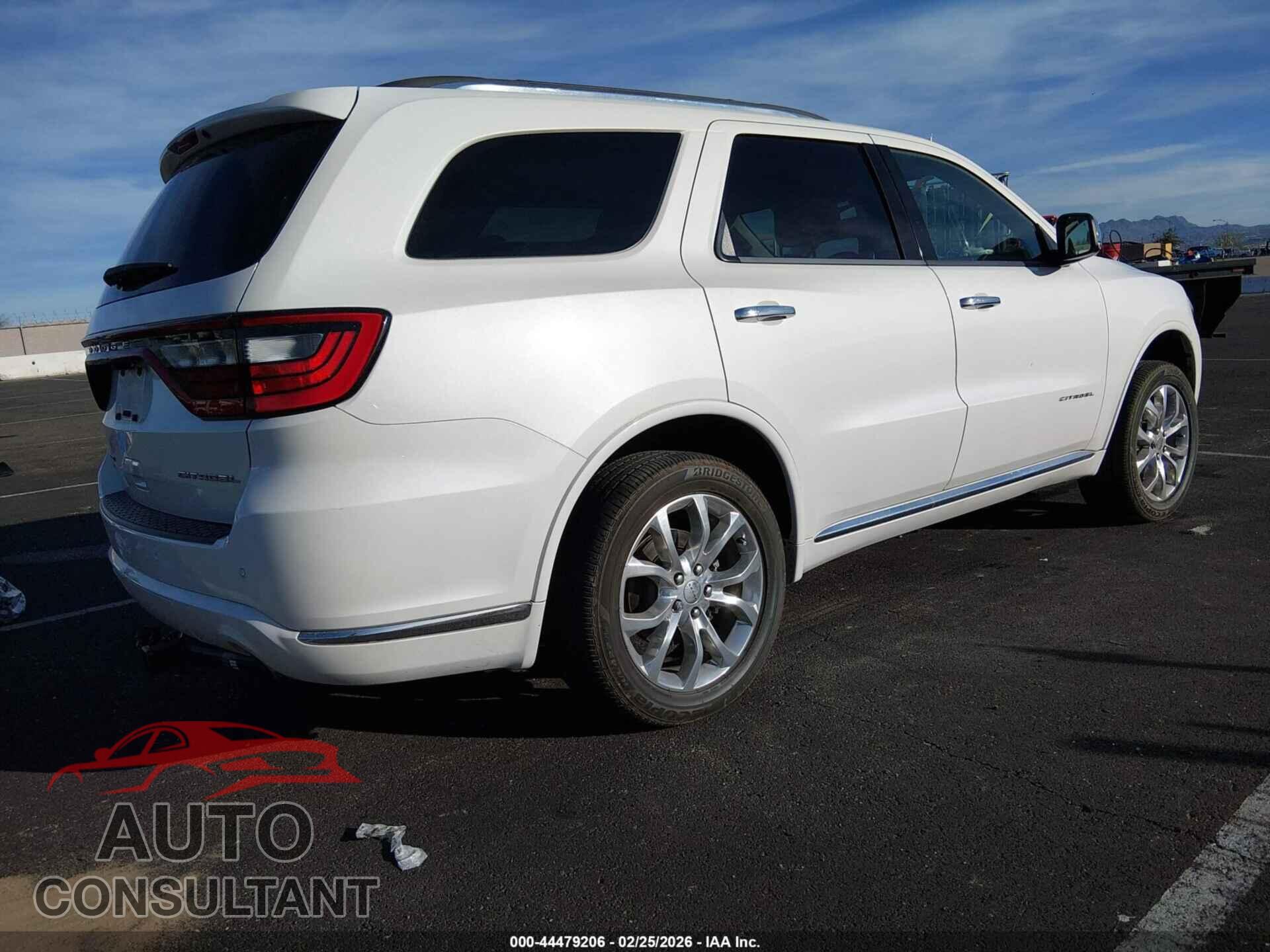 DODGE DURANGO 2017 - 1C4RDJEG3HC600884