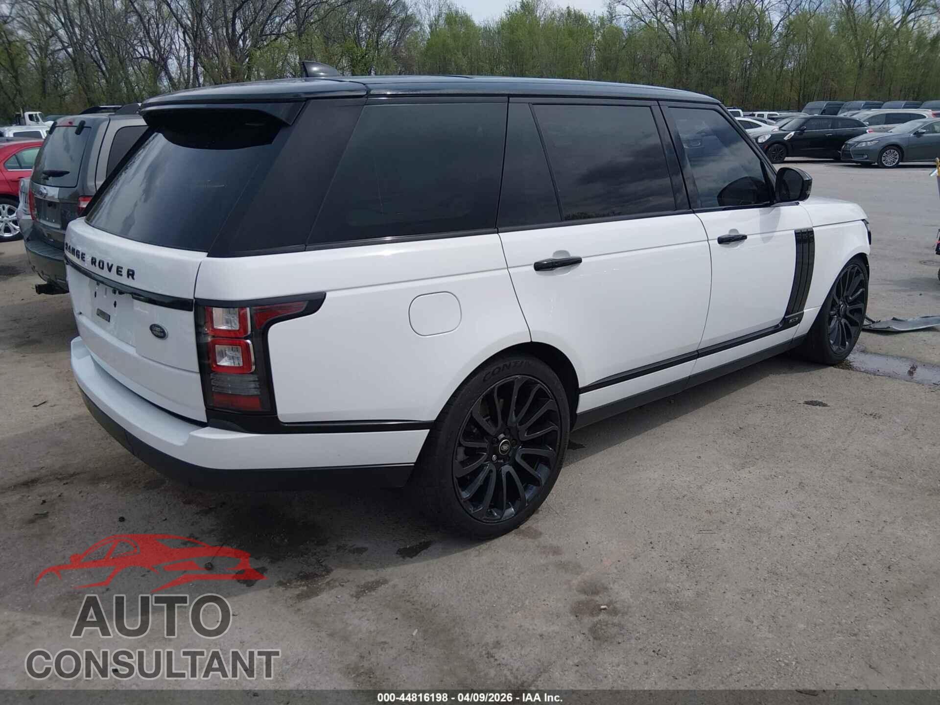 LAND ROVER RANGE ROVER 2017 - SALGS5FE3HA331209