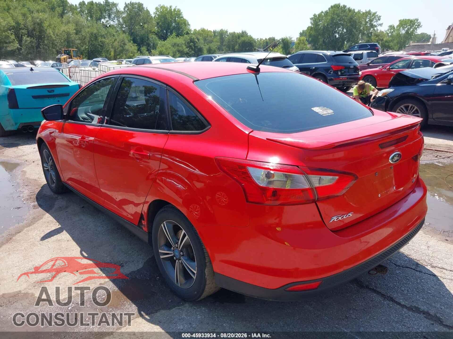 FORD FOCUS 2012 - 1FAHP3F29CL312108
